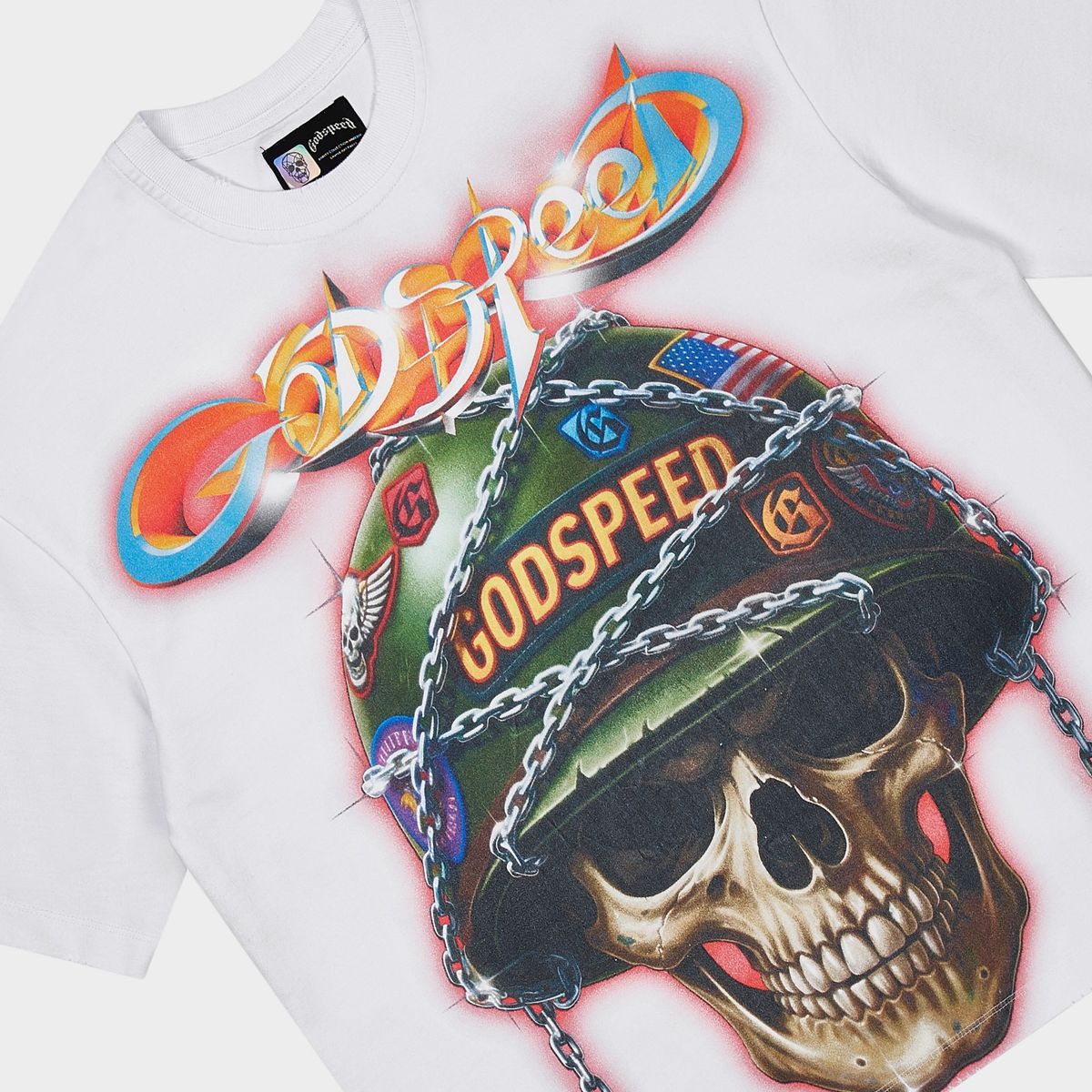 Godspeed Badges of Honor T-shirt Snow - Common Hype