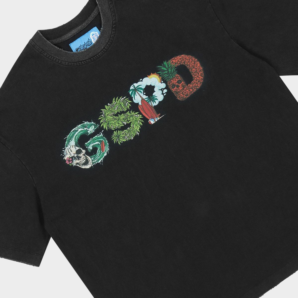 Godspeed Surfs Up T-shirt Black