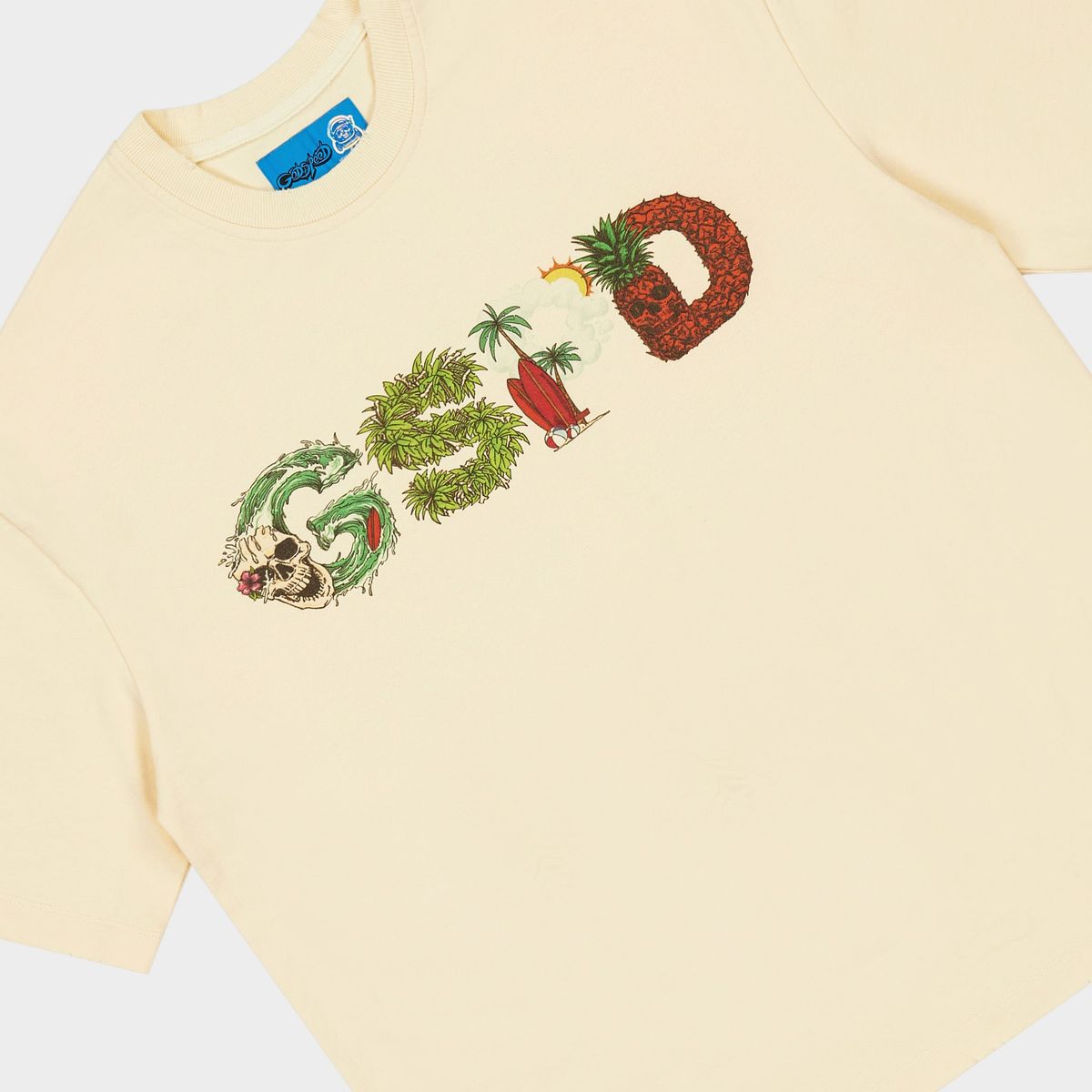Godspeed Surfs Up T-shirt Bone