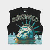 Godspeed Sunken Liberty Sleeveless Tshirt Black