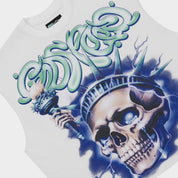 Godspeed Liberty Tears Sleeveless Tee White