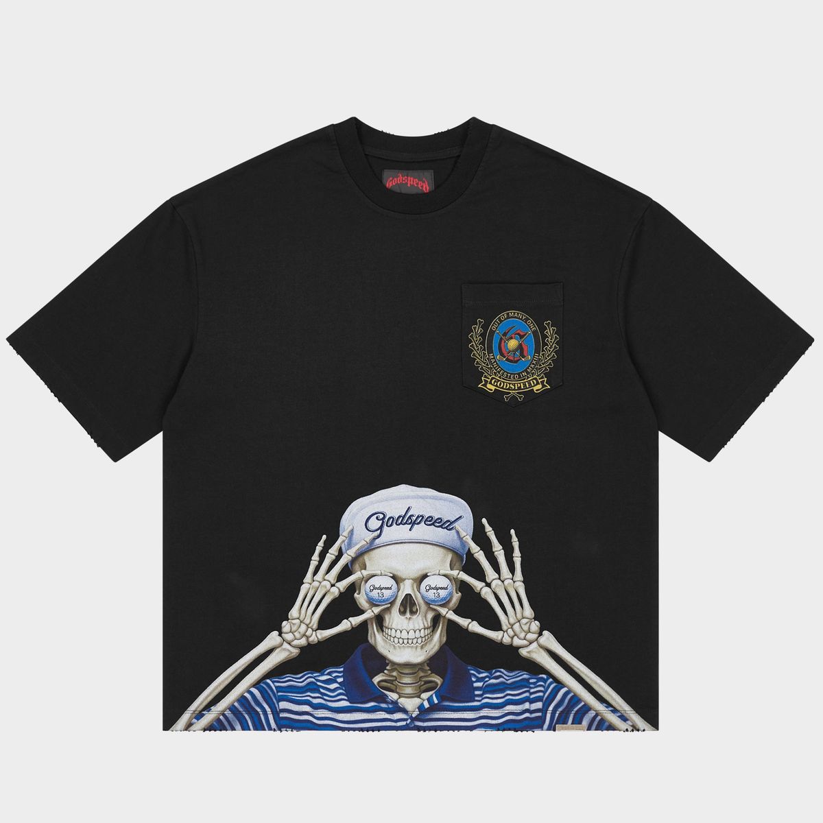 Godspeed Golf Days Pocket T-Shirt Black