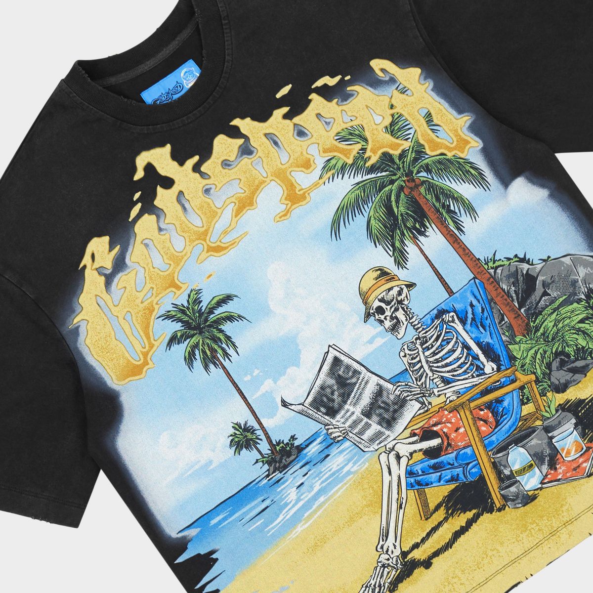 Godspeed Skeleton Beach T-Shirt Black