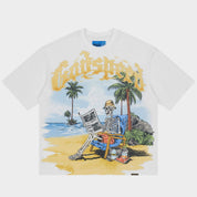 Godspeed Skeleton Beach T-Shirt White