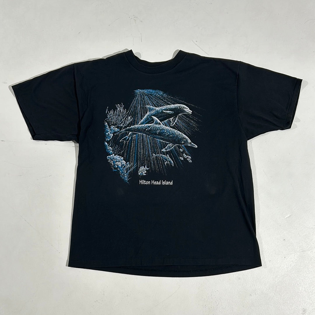 Hilton Head Island Dolphin Tee - V145 - Common Hype