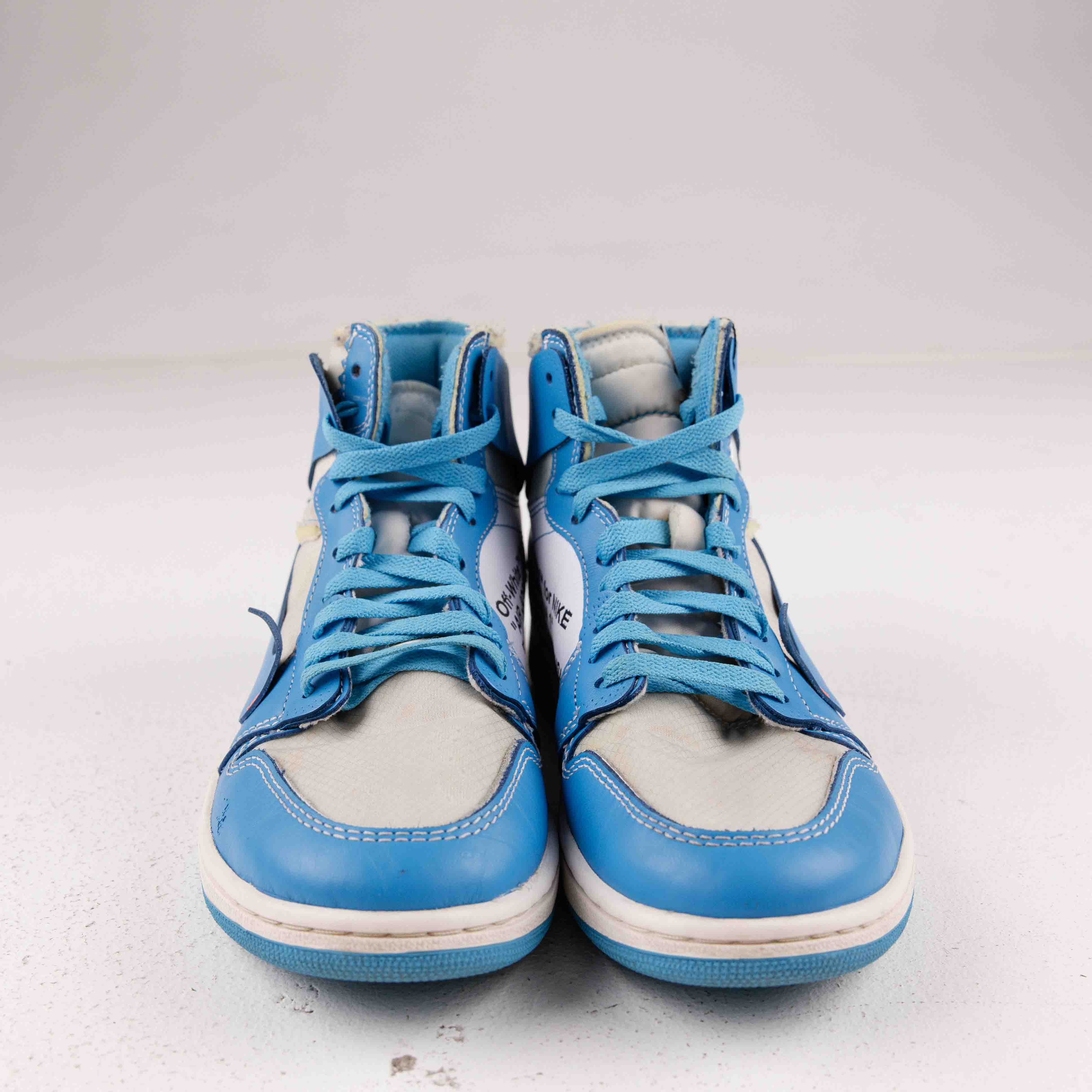 Jordan 1 Retro High Off-White University Blue -  Used - 4210 - Common Hype