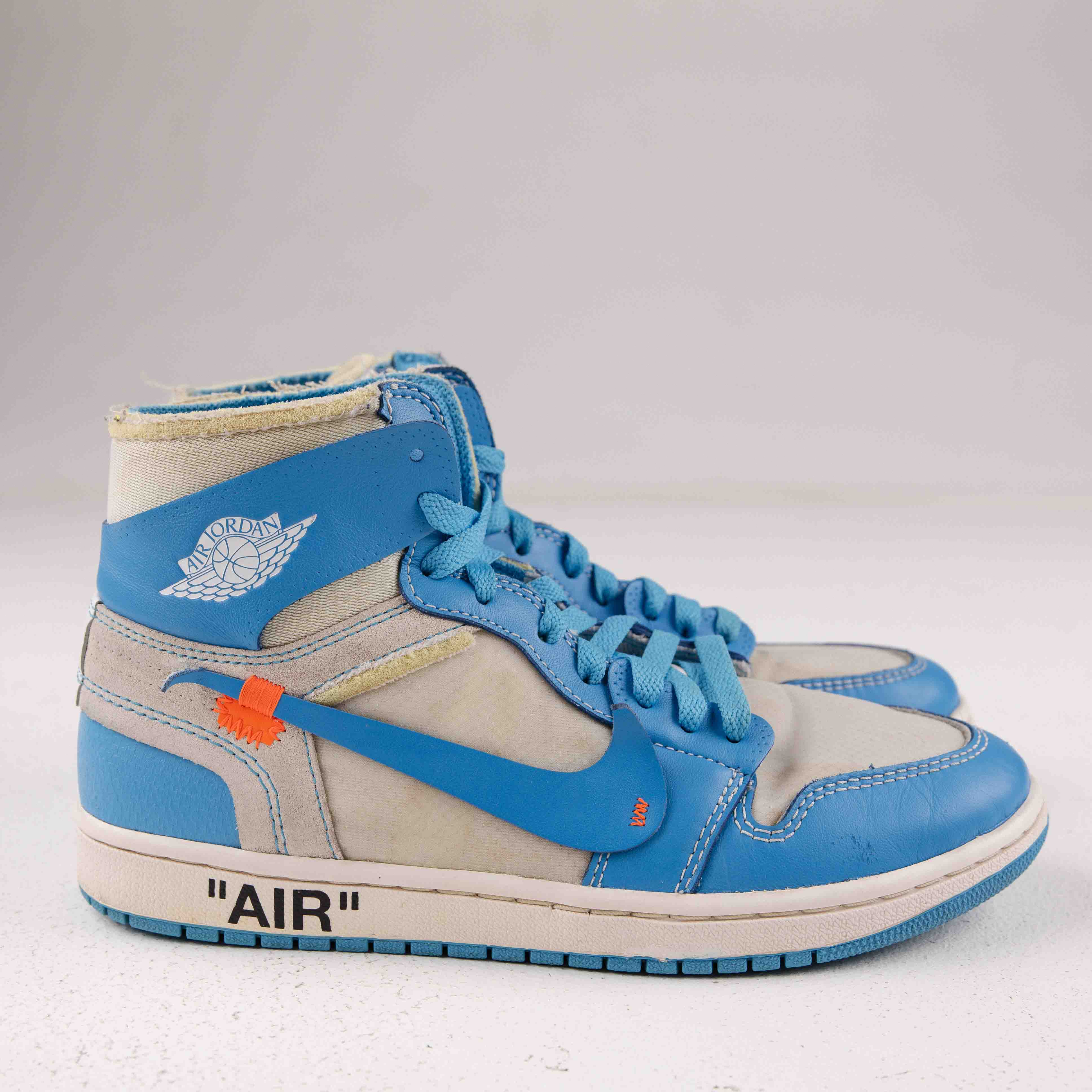 Jordan 1 Retro High Off-White University Blue -  Used - 4210 - Common Hype