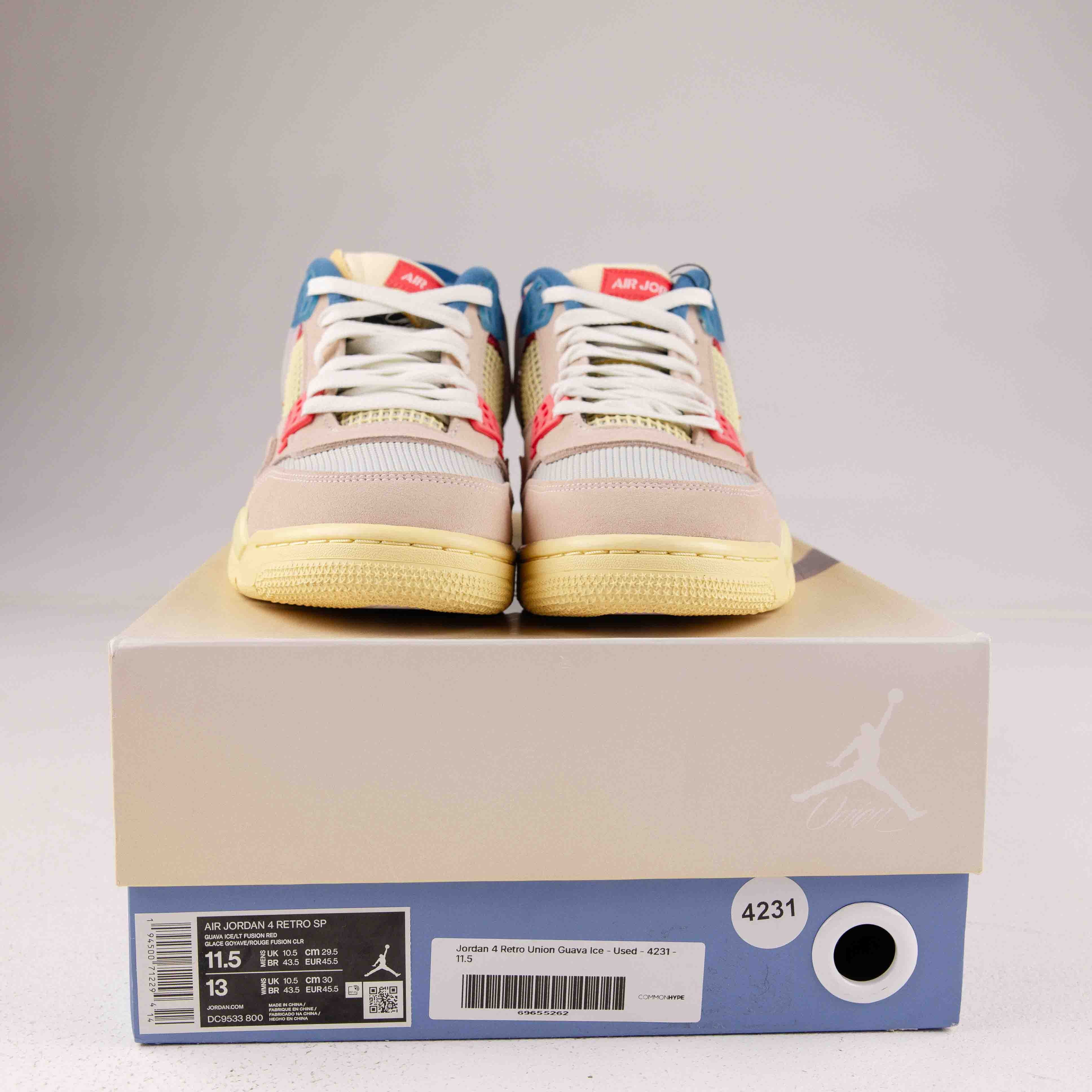 Jordan 4 Retro Union Guava Ice - Used - 4231 - Common Hype