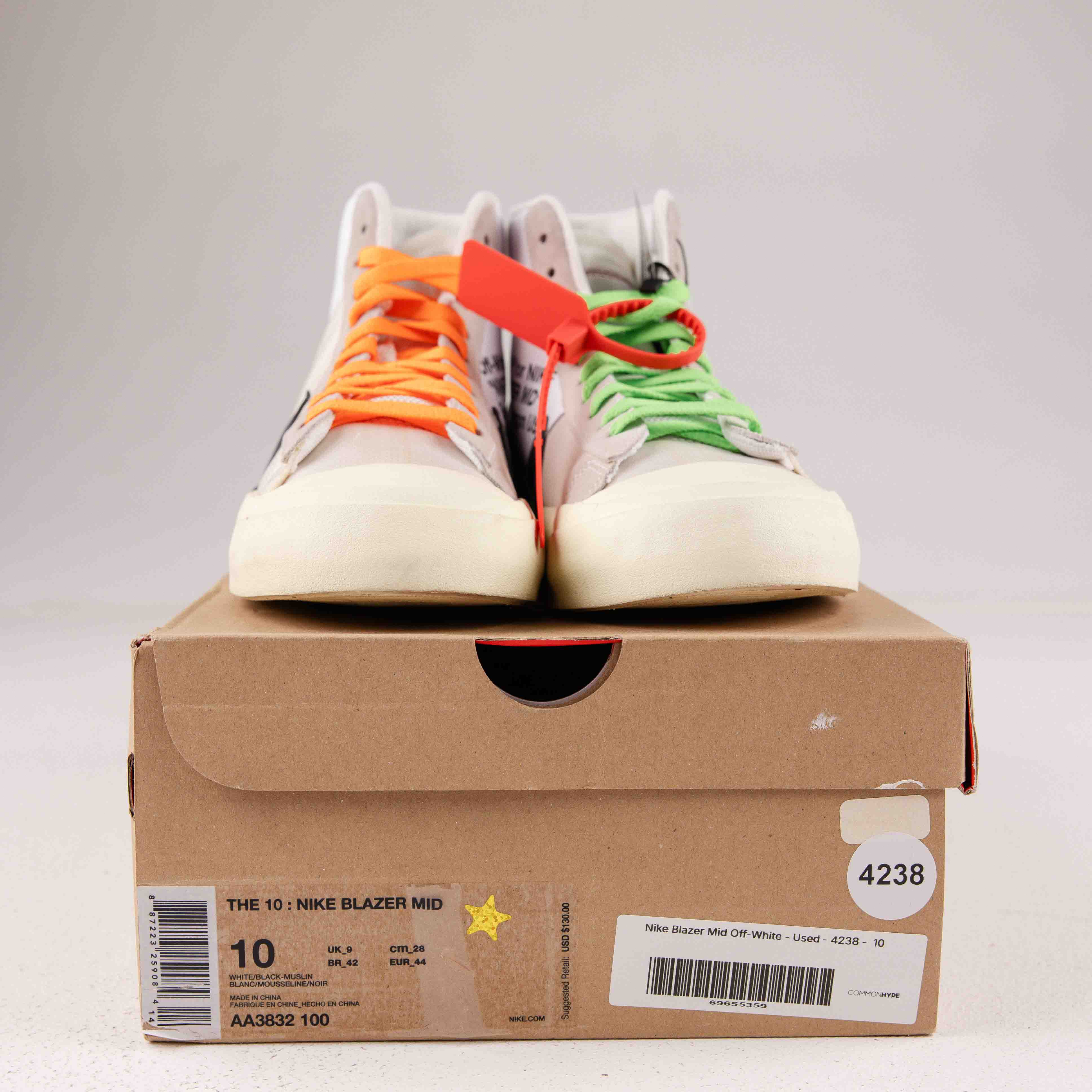 Nike Blazer Mid Off-White - Used - 4238 - Common Hype