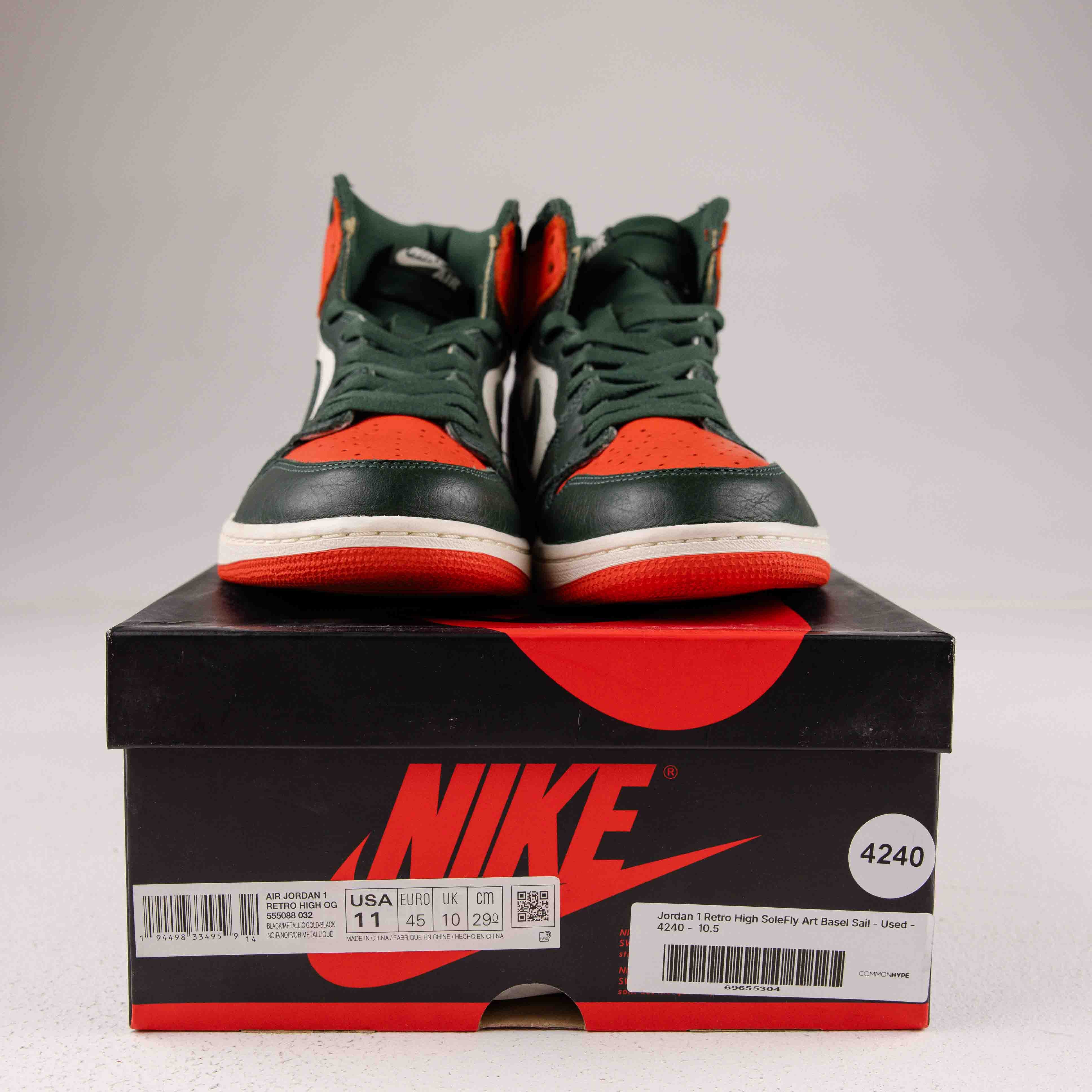 Jordan 1 Retro High SoleFly Art Basel Sail - Used - 4240 - Common Hype