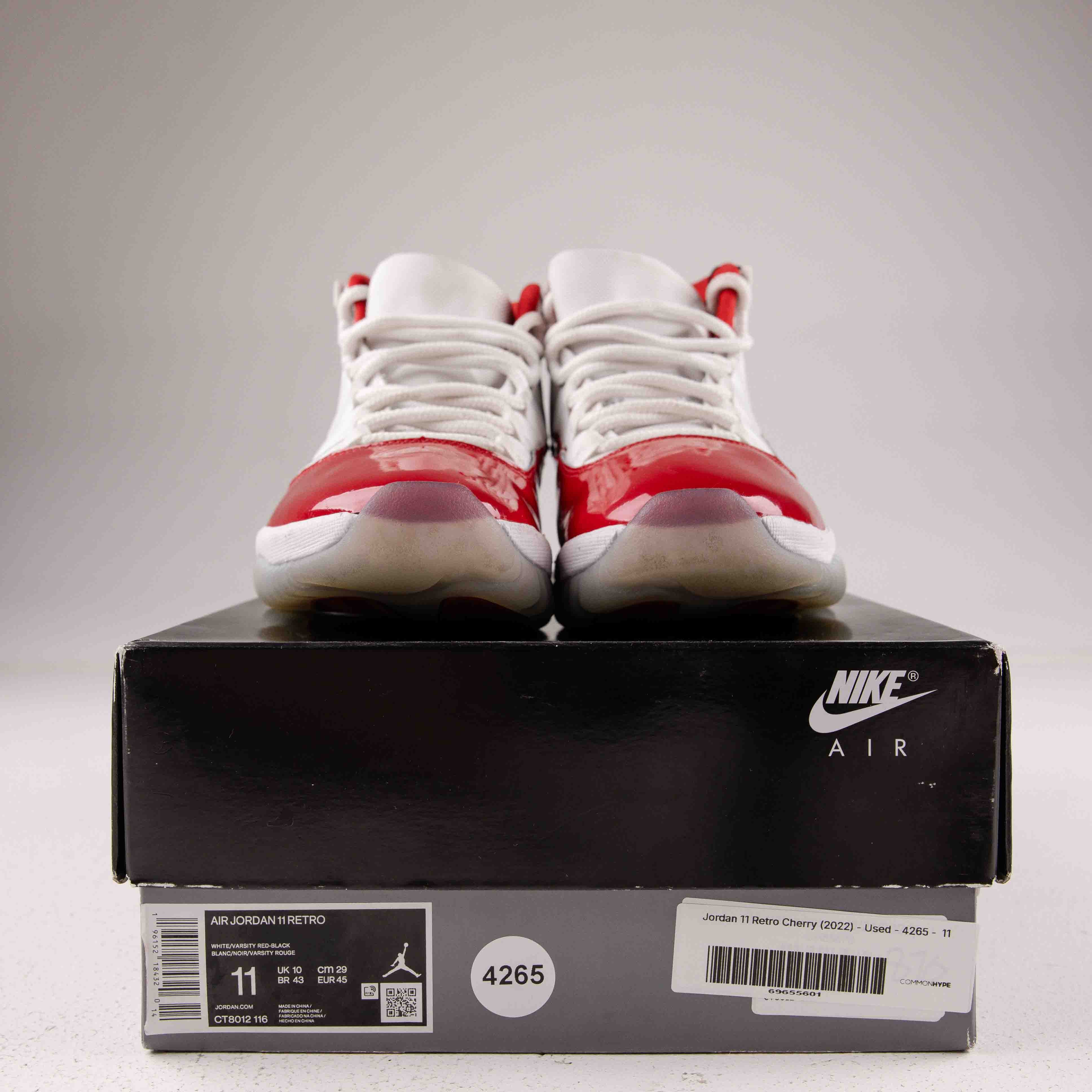 Jordan 11 Retro Cherry (2022) - Used - 4265 - Common Hype