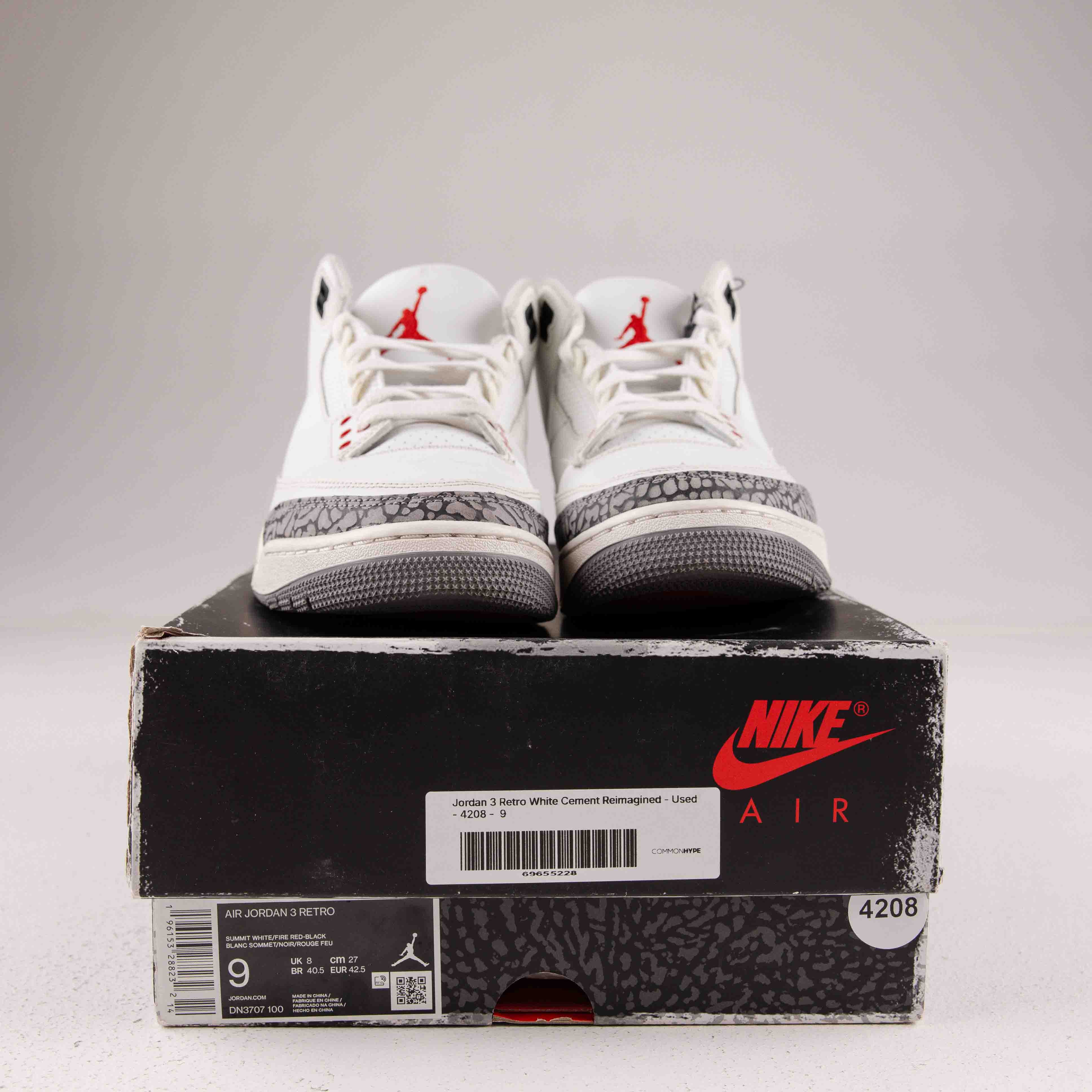 Jordan 3 Retro White Cement Reimagined - Used - 4208 - Common Hype