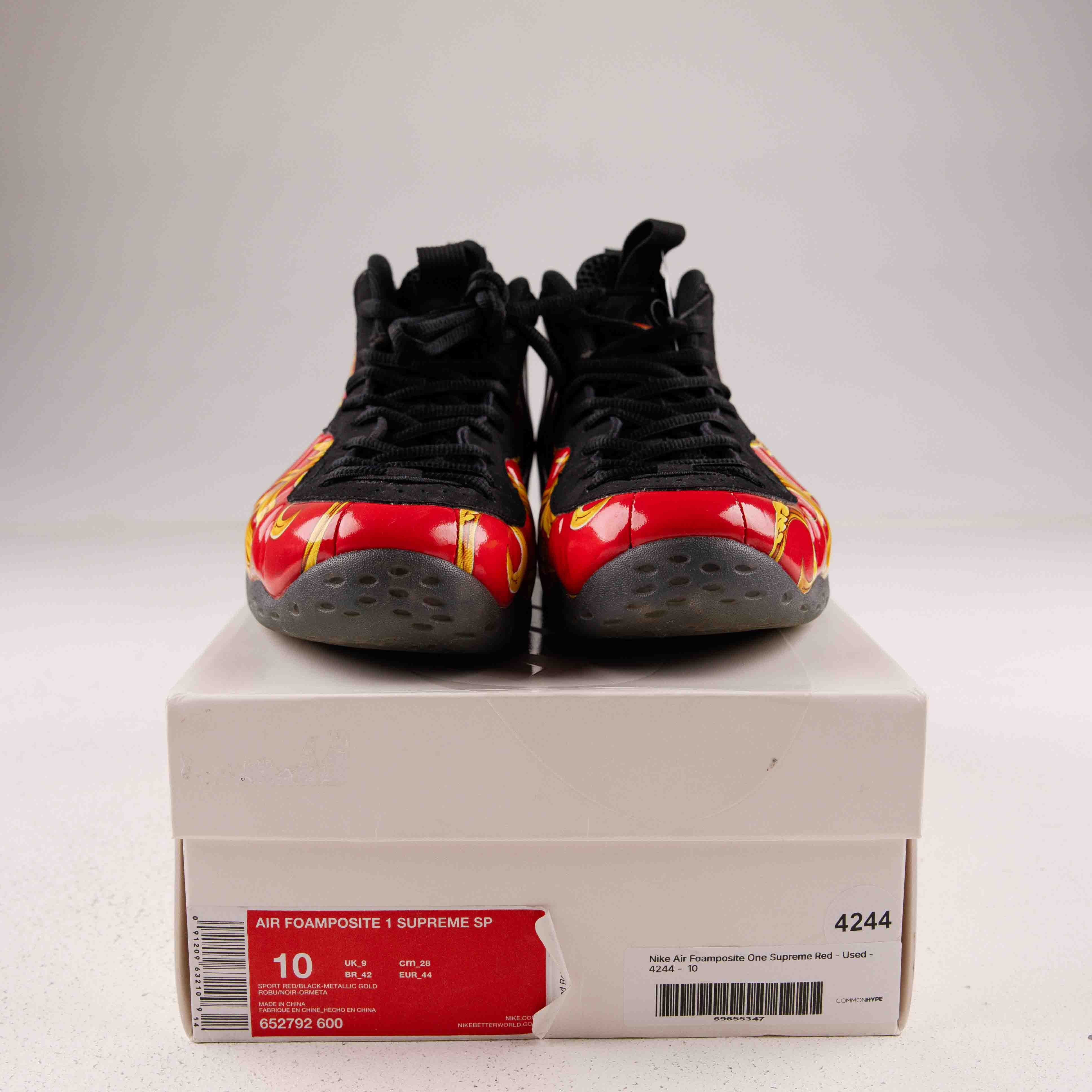 Nike Air Foamposite One Supreme Red - Used - 4244 | Common Hype