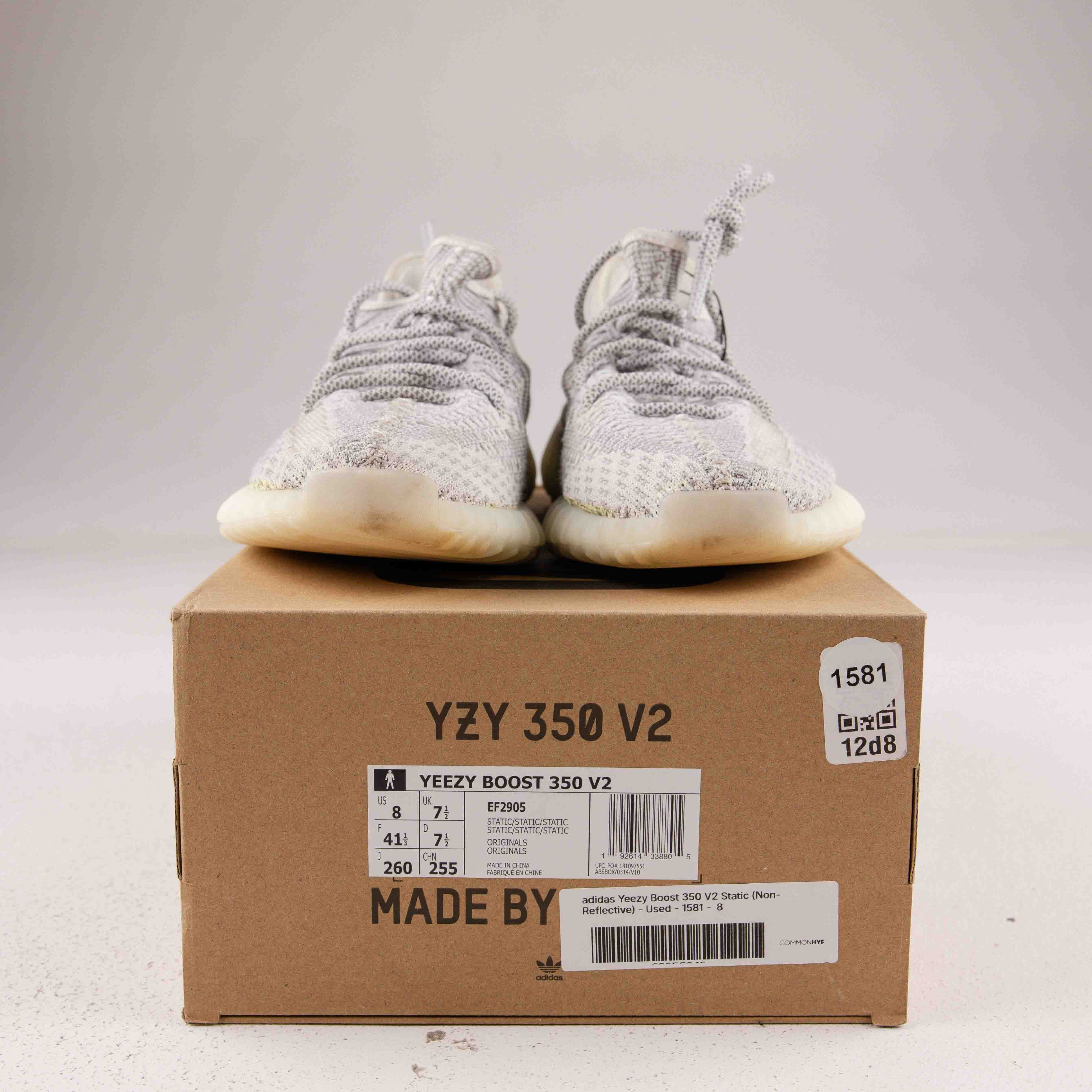 adidas Yeezy Boost 350 V2 Static (Non-Reflective) - Used - 1581 - Common Hype