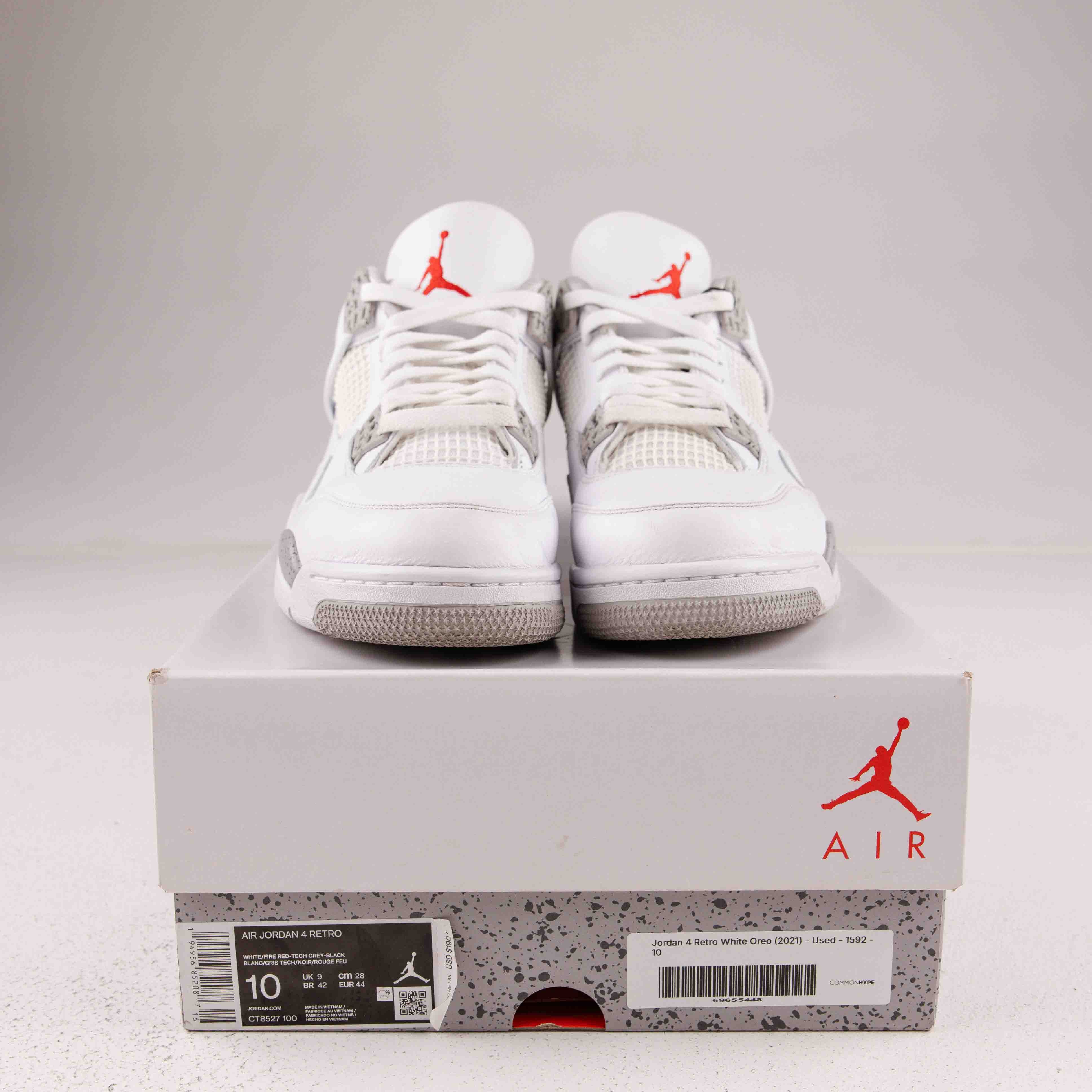 Jordan 4 Retro White Oreo (2021) - Used - 1592 - Common Hype