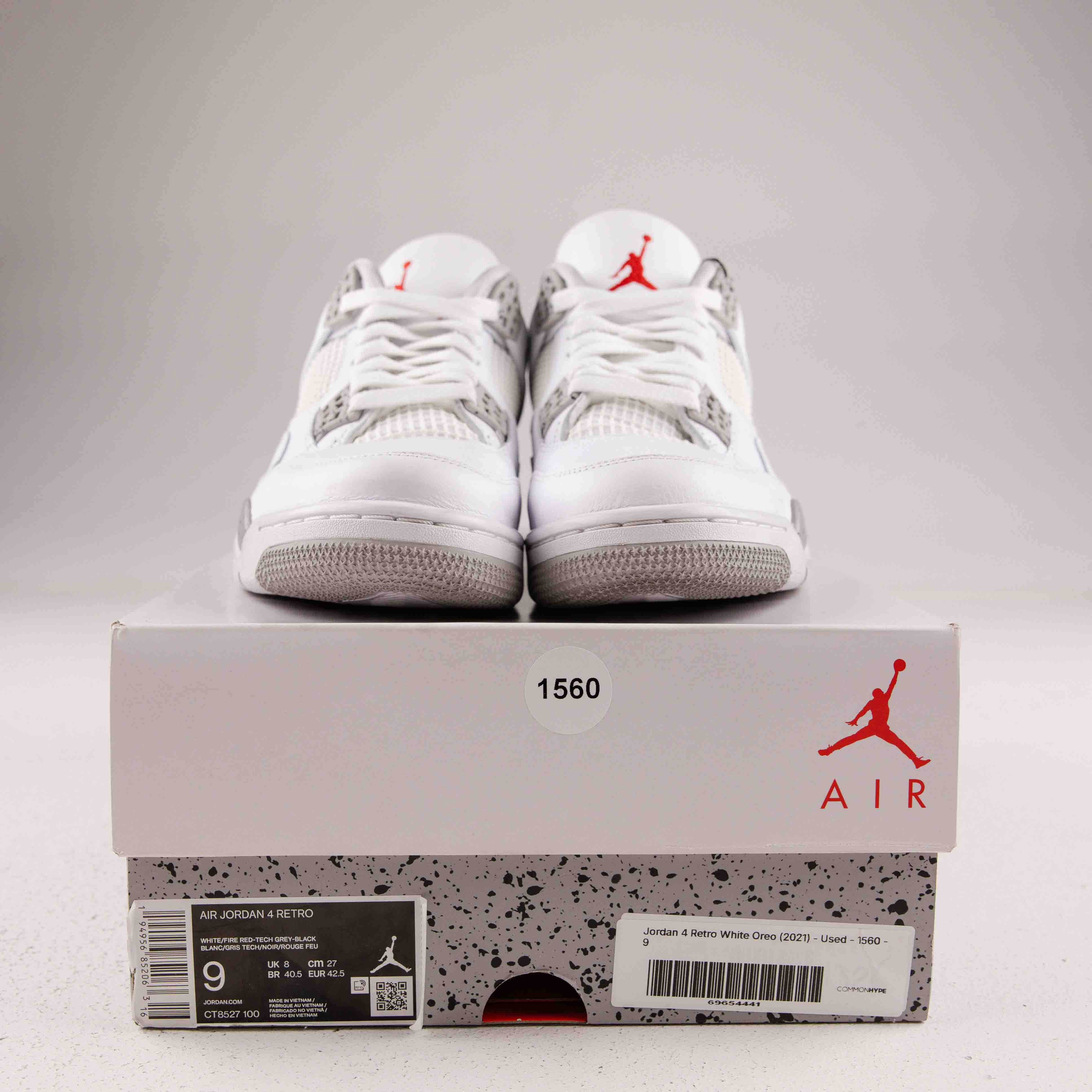 Jordan 4 Retro White Oreo (2021) - Used - 1560 - Common Hype