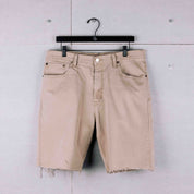 Common Hype 4ever Rework Beige Denim Short (F12) - Common Hype