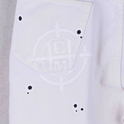 Common Hype 4ever Rework White Denim Short (F1) - Common Hype