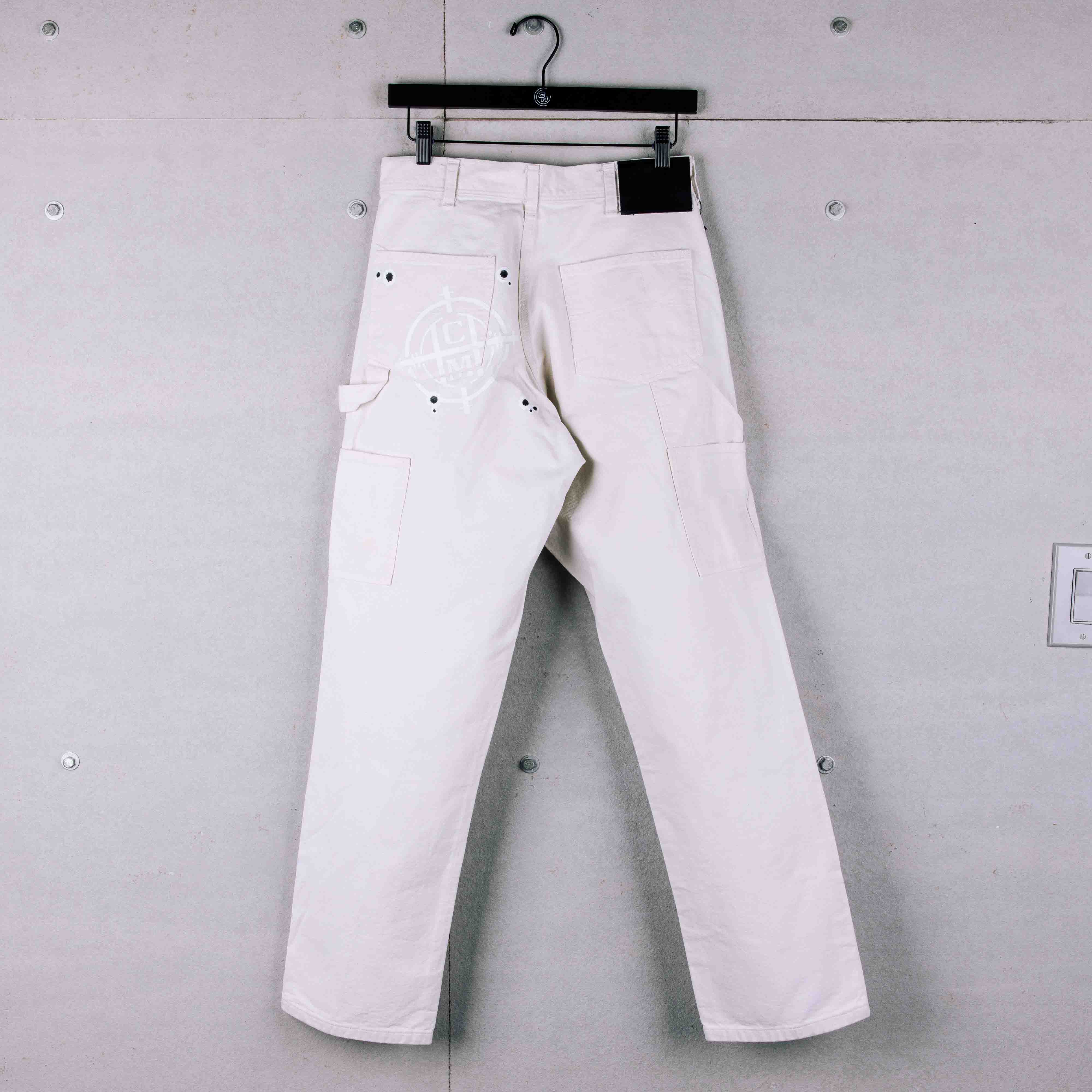 Common Hype 4ever Rework White Caprenter Pant (F50) - Common Hype