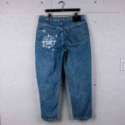 Common Hype 4ever Rework Blue Denim Wide Leg Pant (F40) - Common Hype