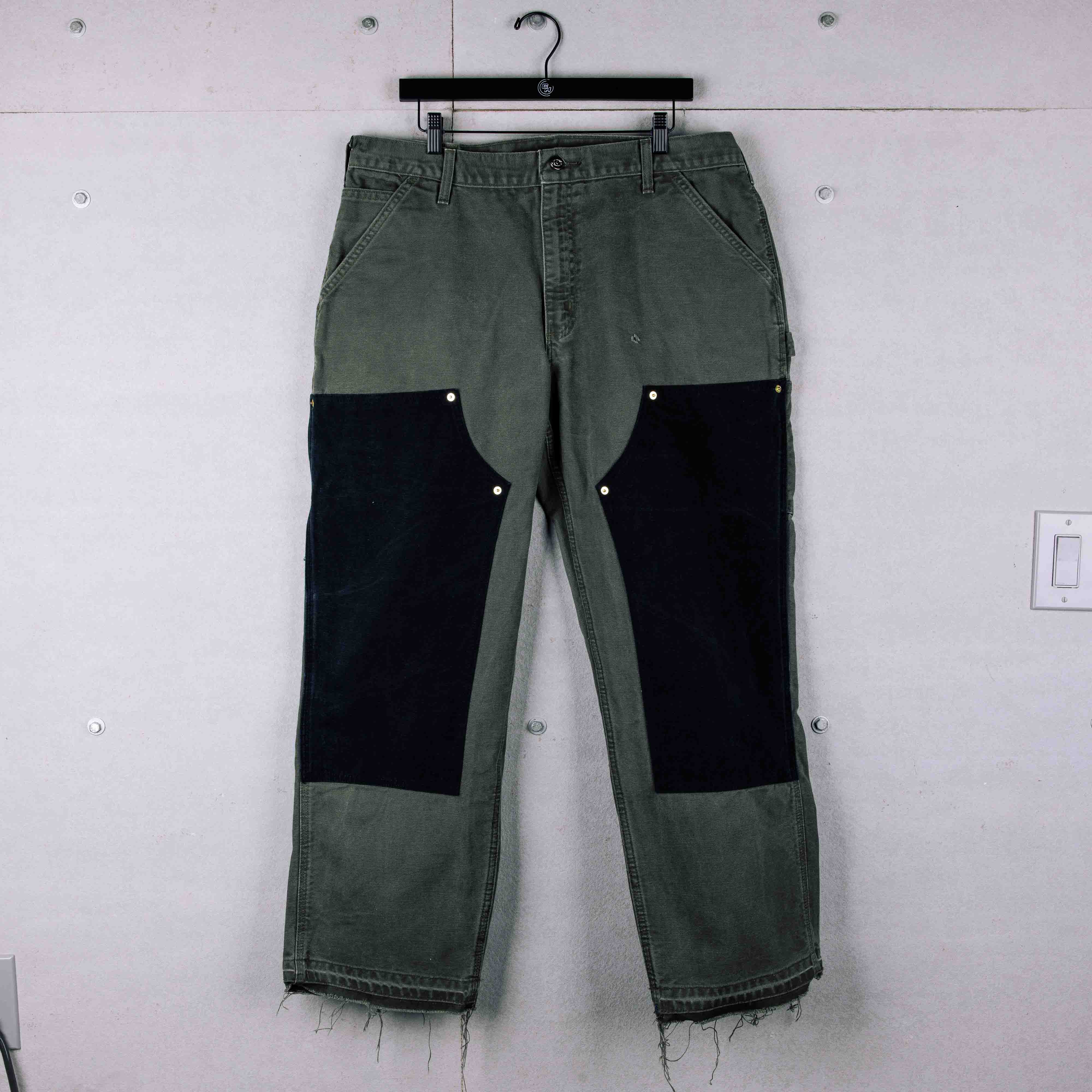 Common Hype 4ever Rework Olive Green Double Knee Pant (F18) - Common Hype