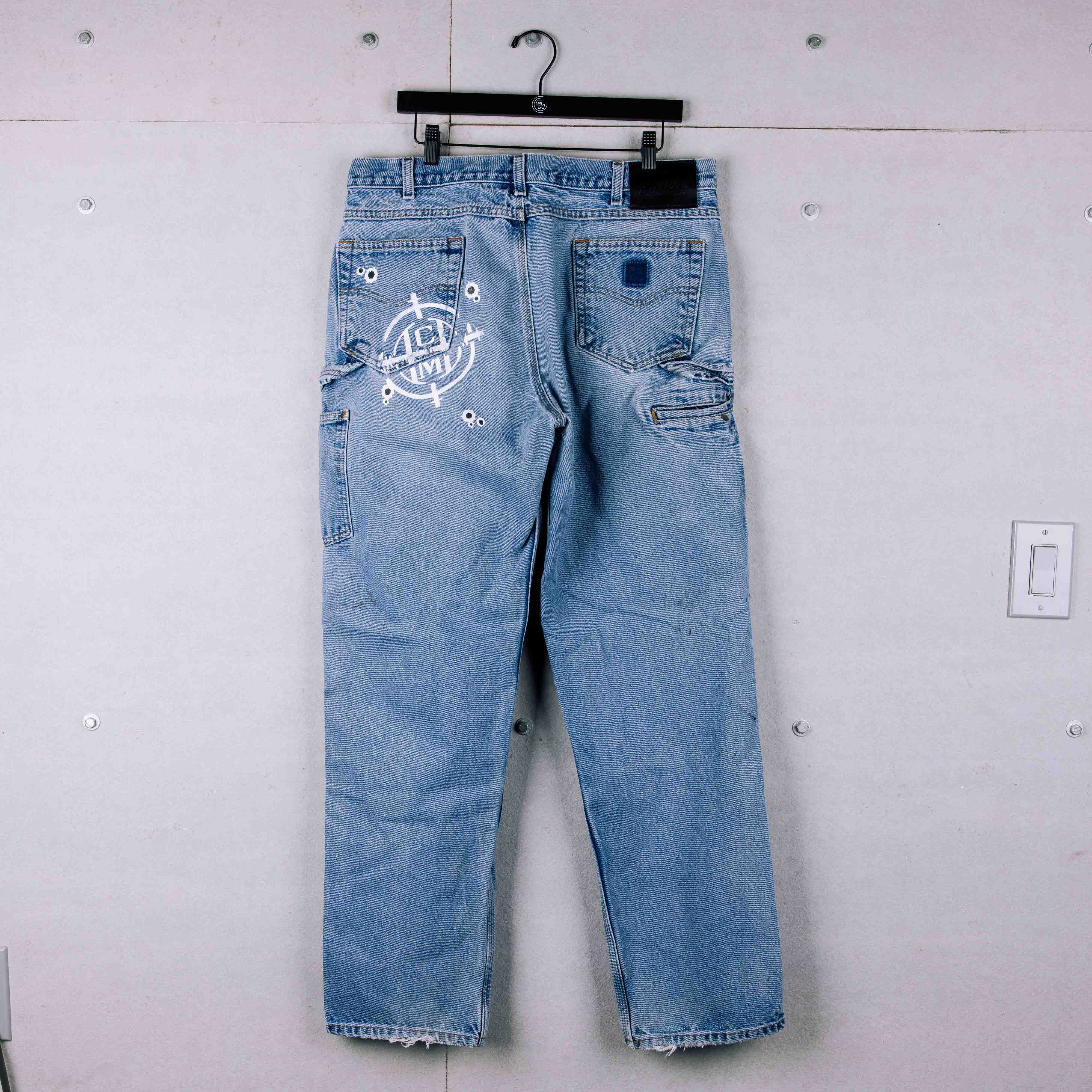 Common Hype 4ever Rework Blue Carpenter Denim Pant (F36) - Common Hype