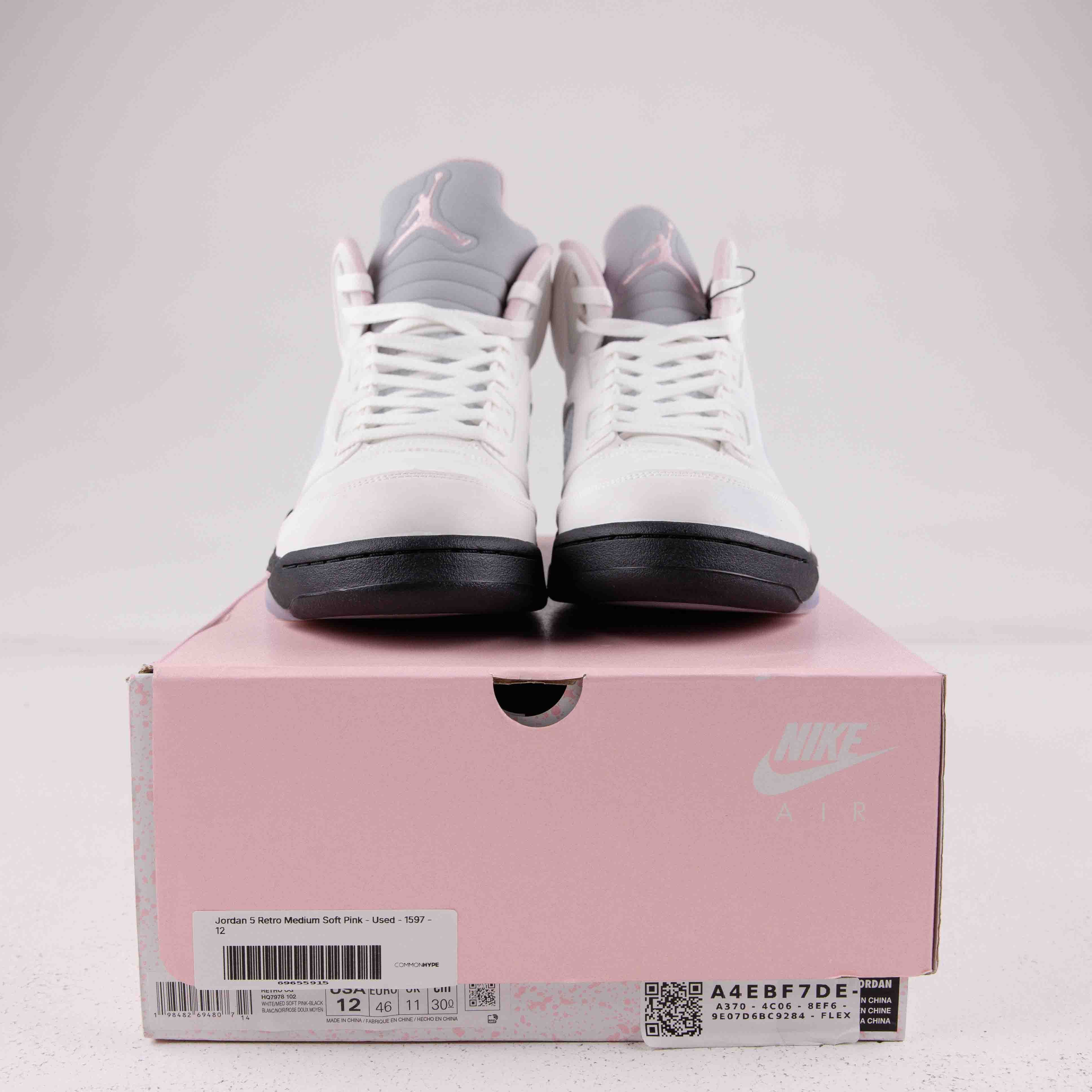Jordan 5 Retro Medium Soft Pink - Used - 1597 - Common Hype