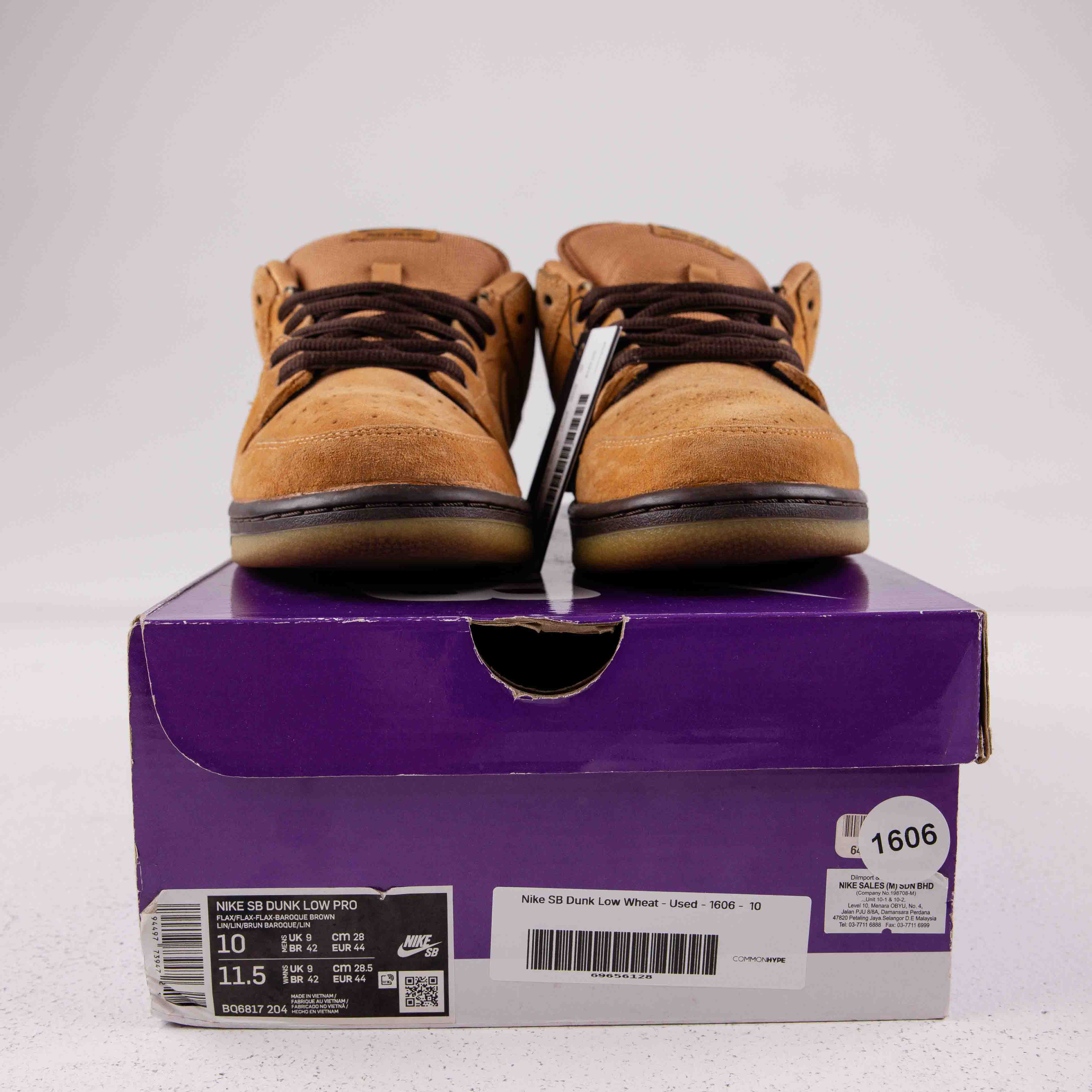 Nike SB Dunk Low Wheat - Used - 1606 - Common Hype