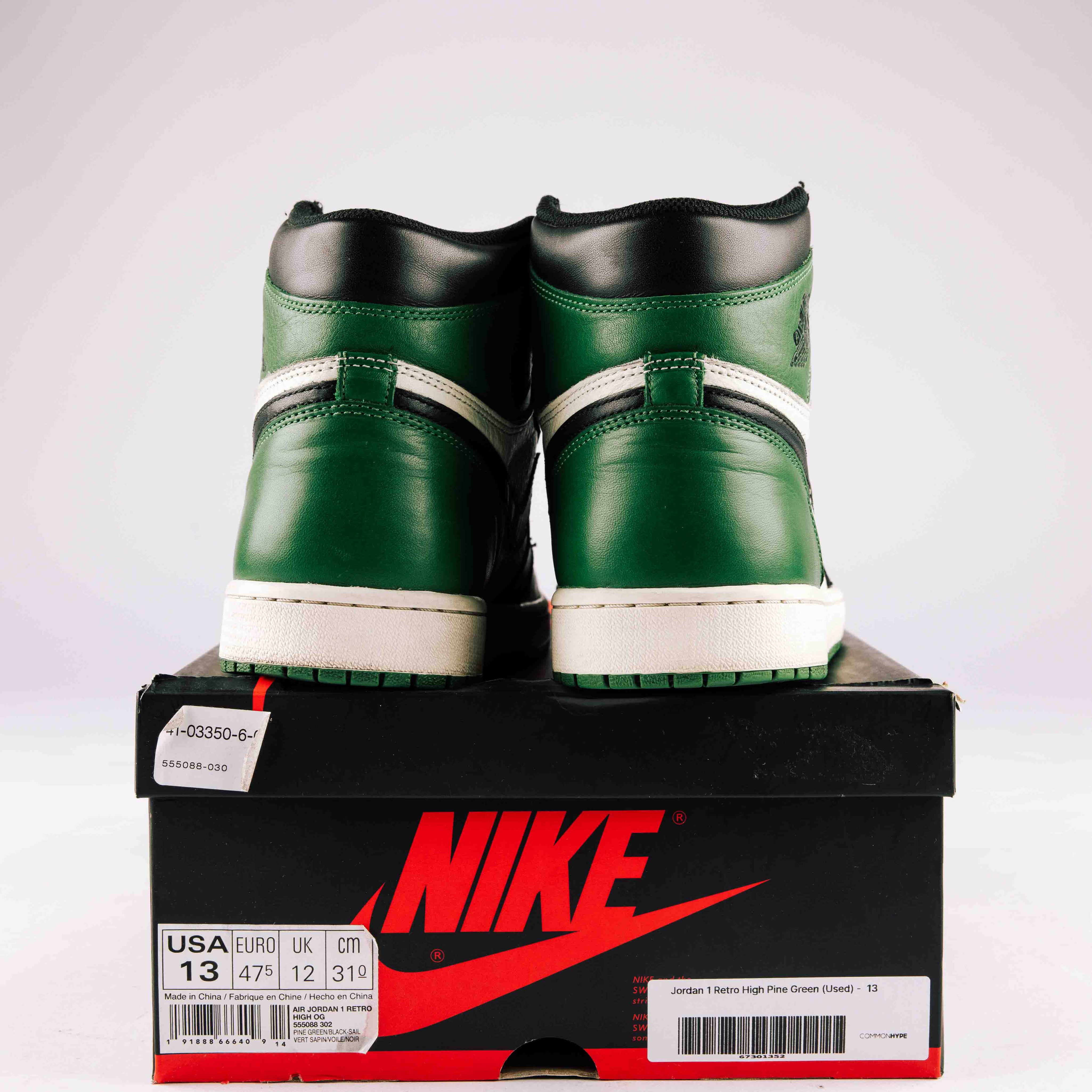 Jordan 1 Retro High Pine Green - Used - 0146 - Common Hype