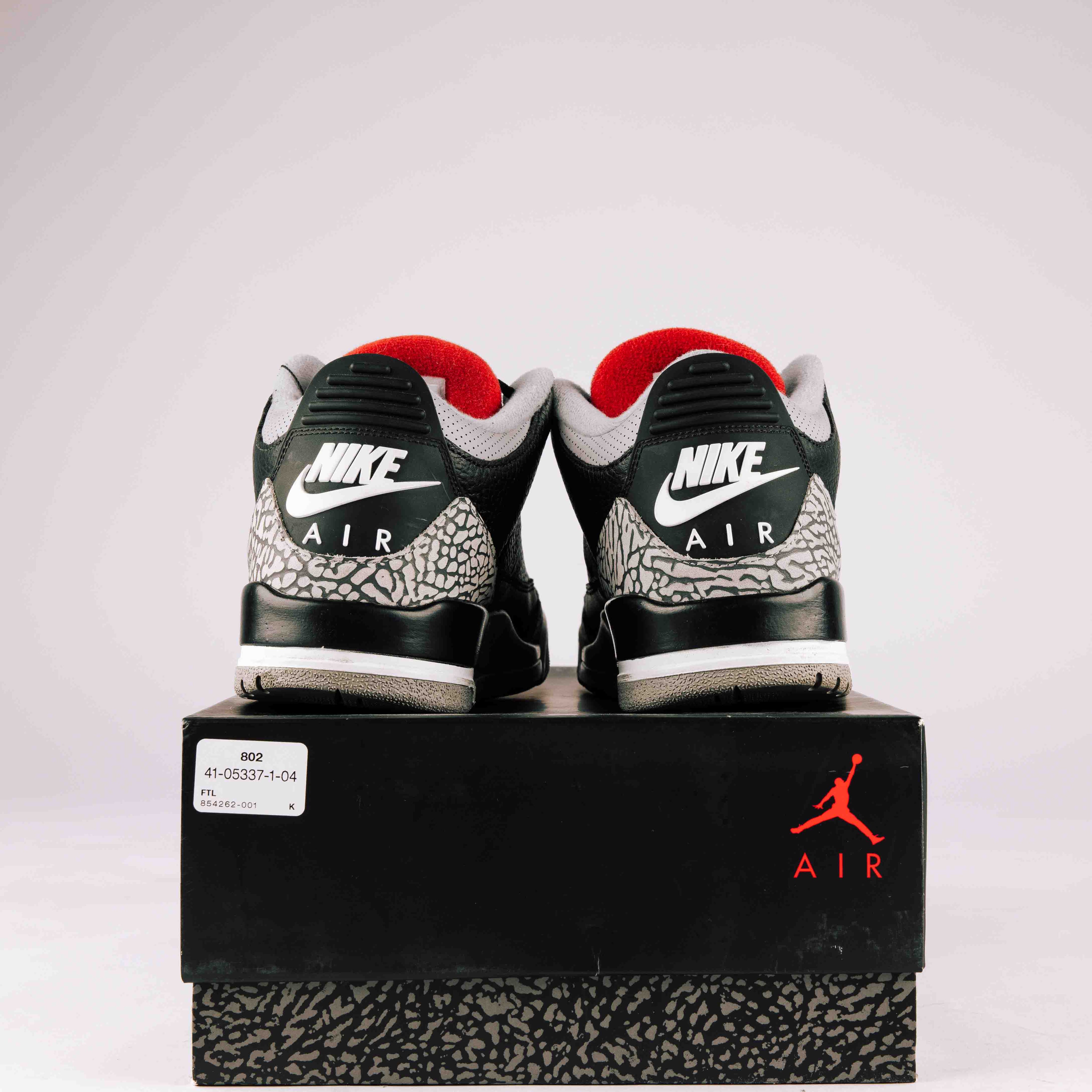 Jordan 3 Retro Black Cement (2018) - Used - 0179 - Common Hype