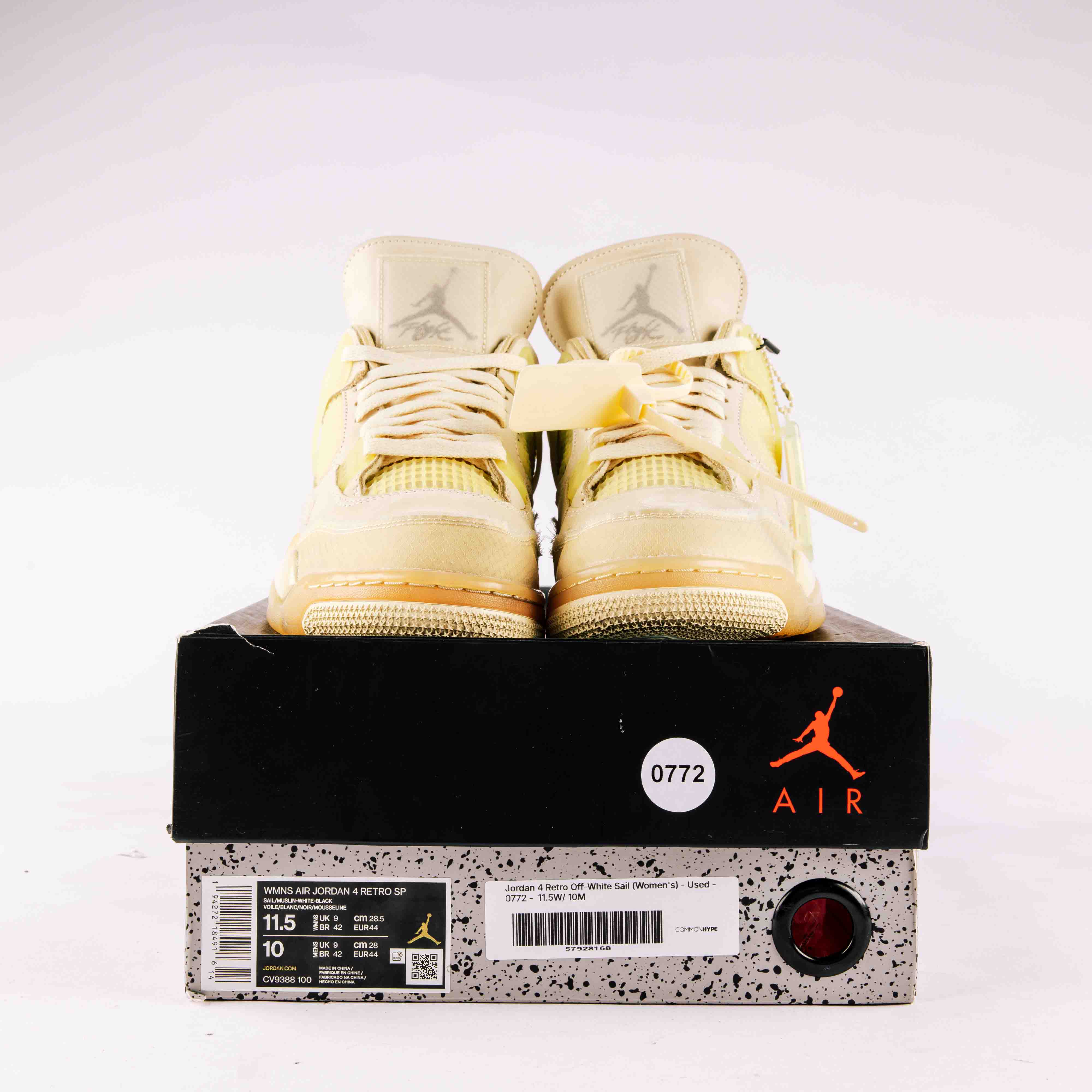 Jordan 4 Retro Off-White Sail (Women's) - Used - 0772