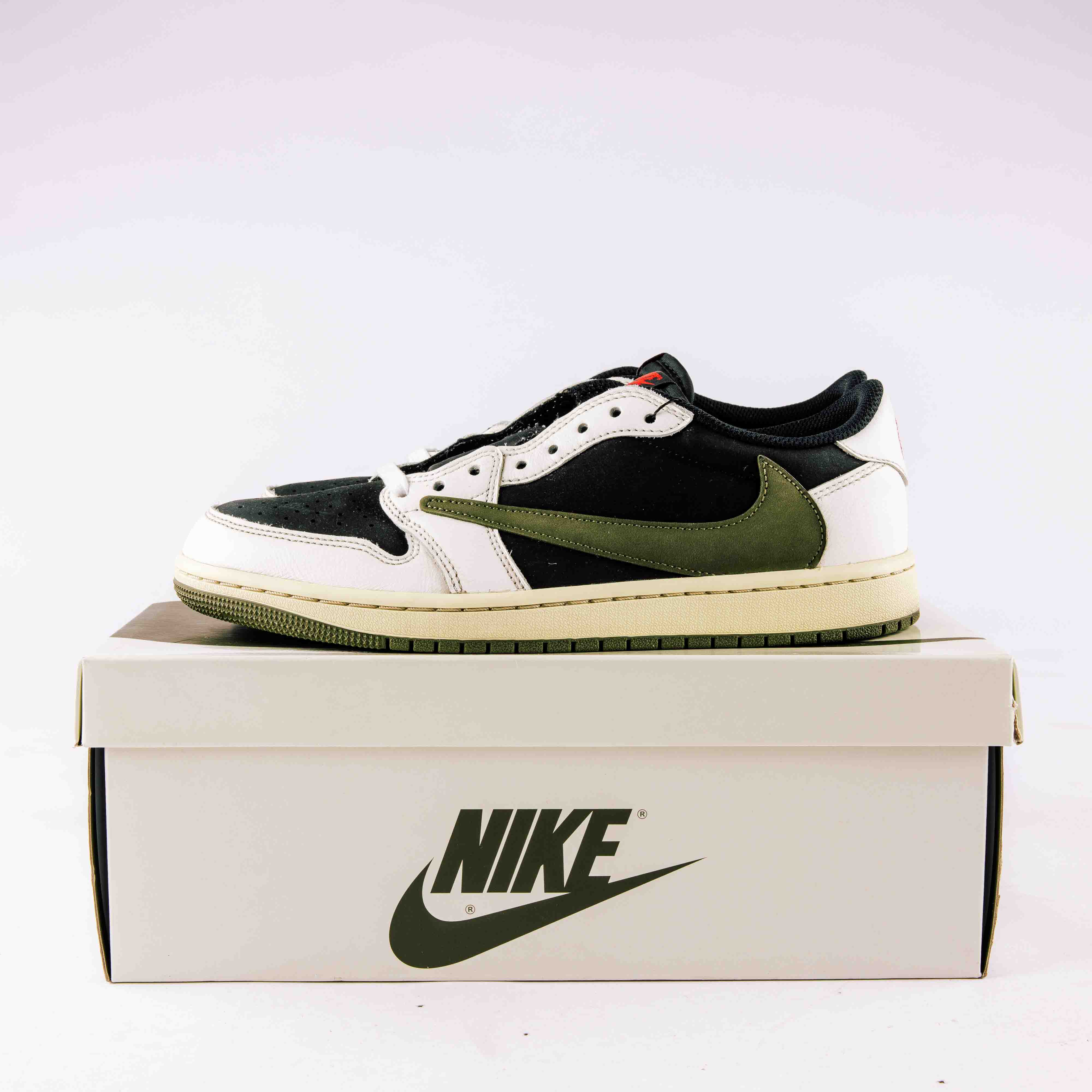 Jordan 1 Retro Low OG SP Travis Scott Olive (Women's) - Used - 0495