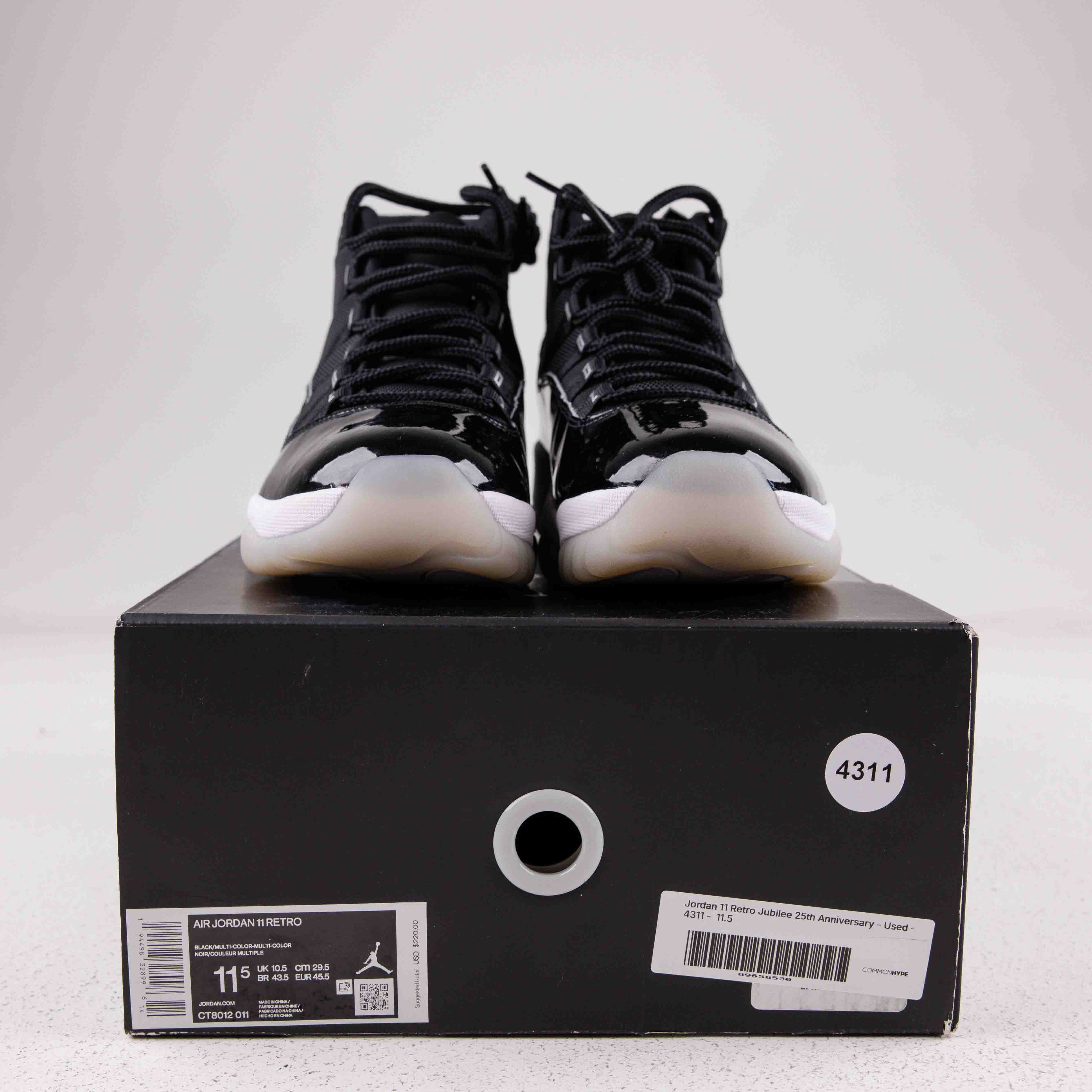 Jordan 11 Retro Jubilee 25th Anniversary - Used - 4311 - Common Hype
