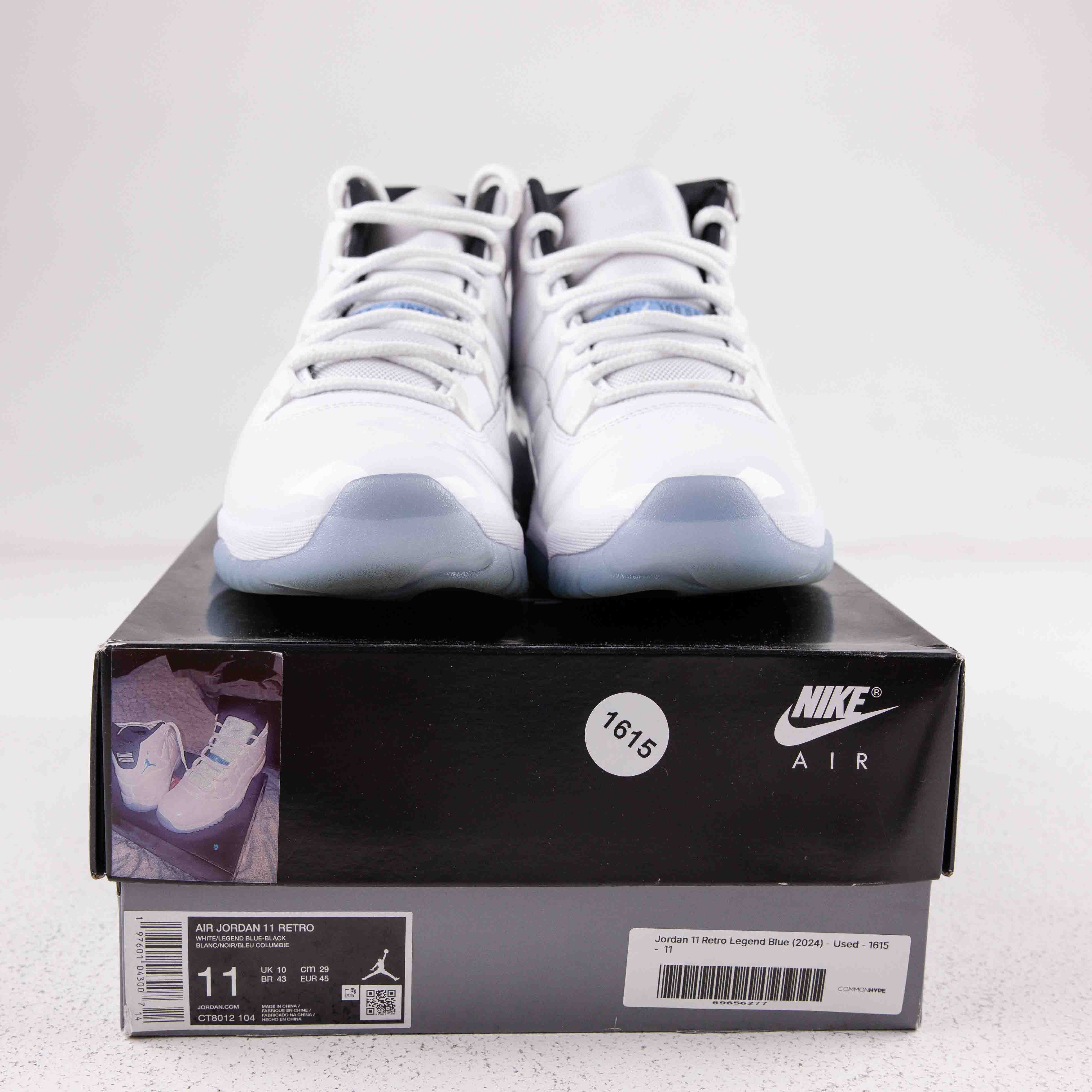 Jordan 11 Retro Legend Blue (2024) - Used - 1615 - Common Hype