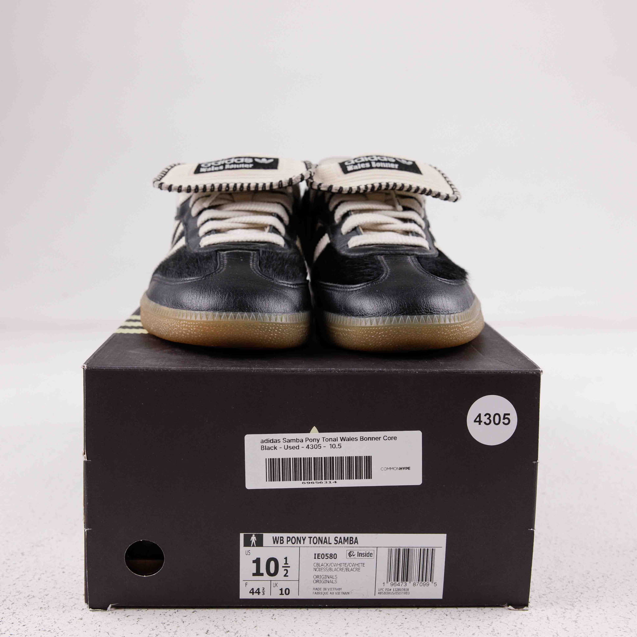 adidas Samba Pony Tonal Wales Bonner Core Black - Used - 4305 - Common Hype