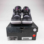 Jordan 3 Retro Black Court Purple - Used - 1110 - Common Hype