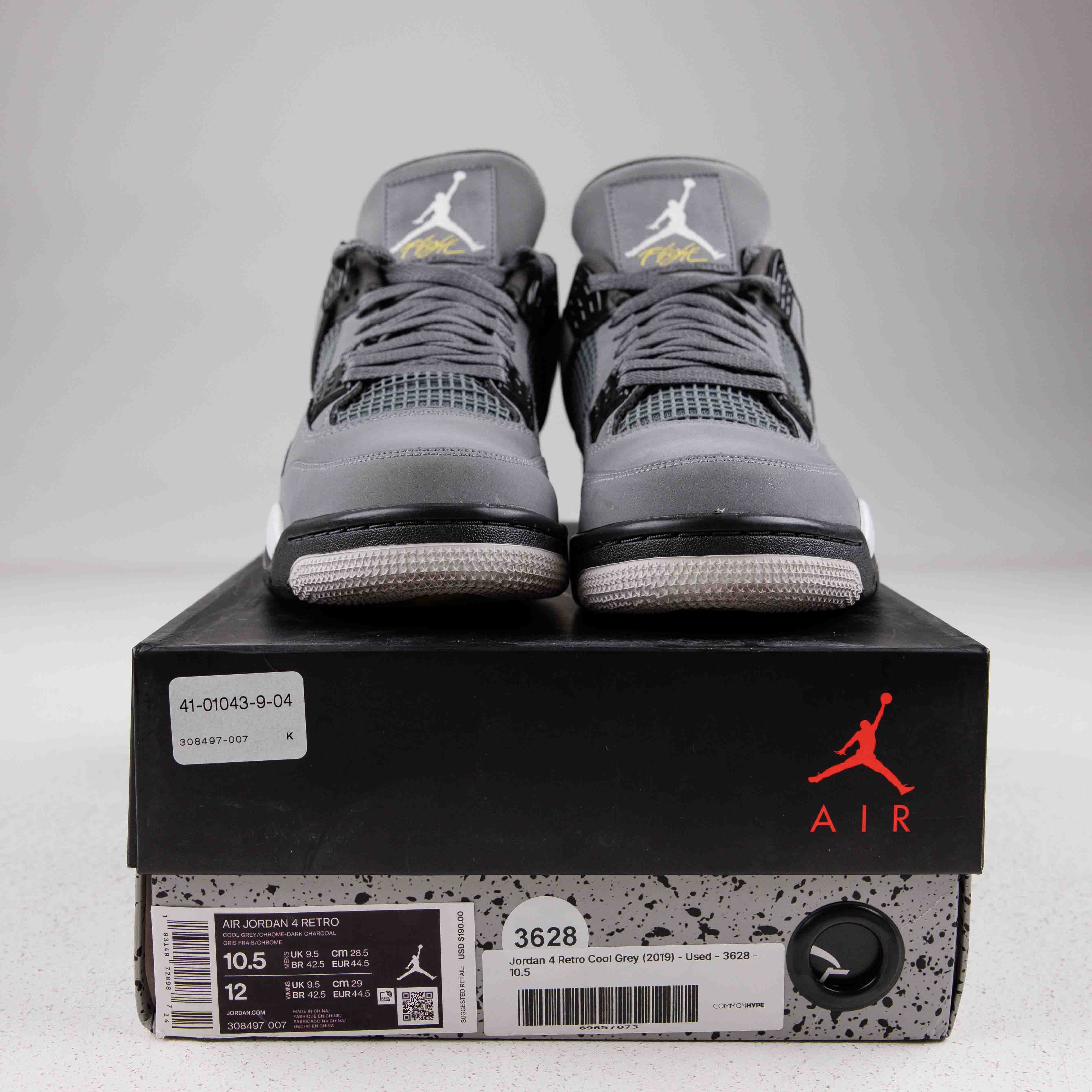 Jordan 4 Retro Cool Grey (2019) - Used - 3628