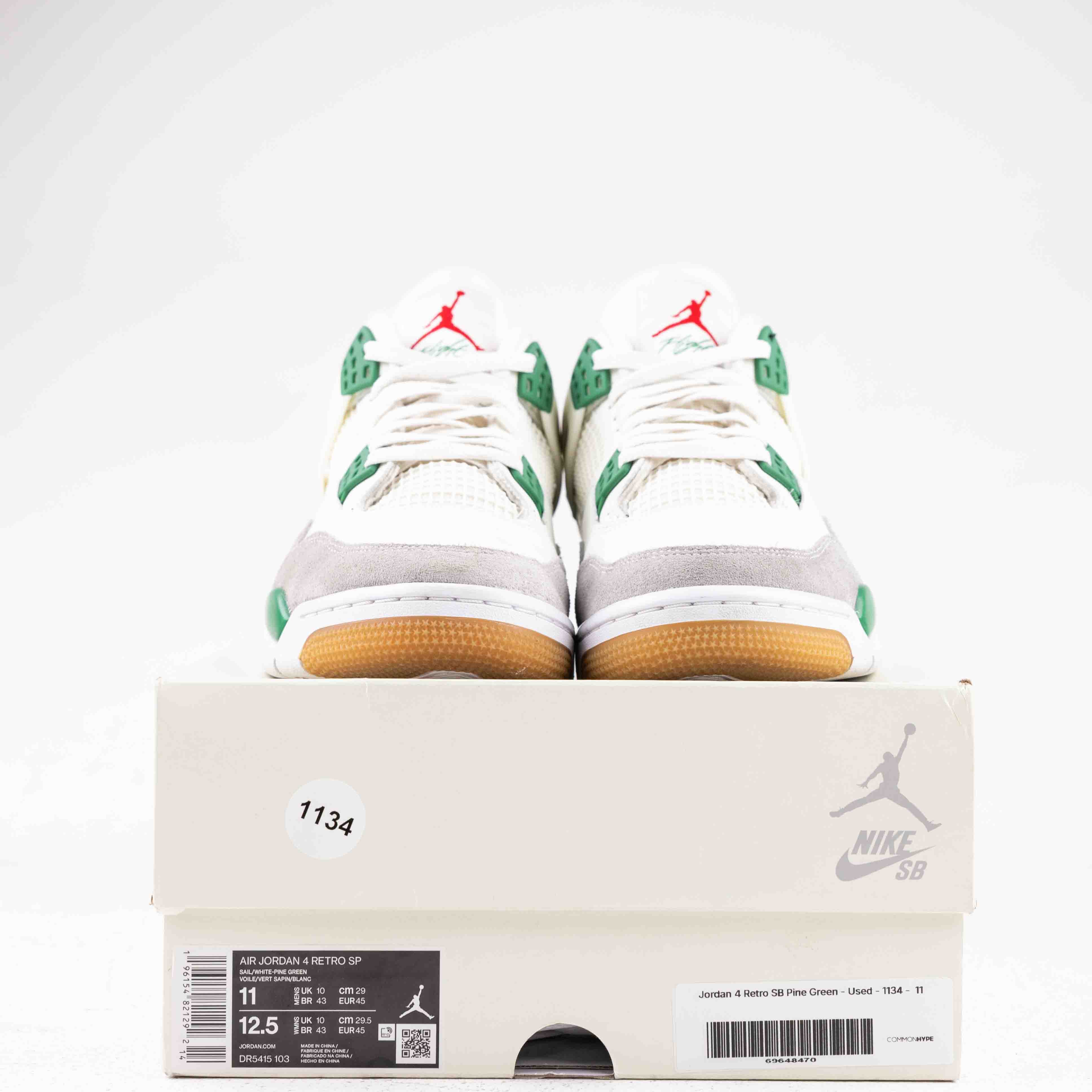 Jordan 4 Retro SB Pine Green - Used - 1134 - Common Hype