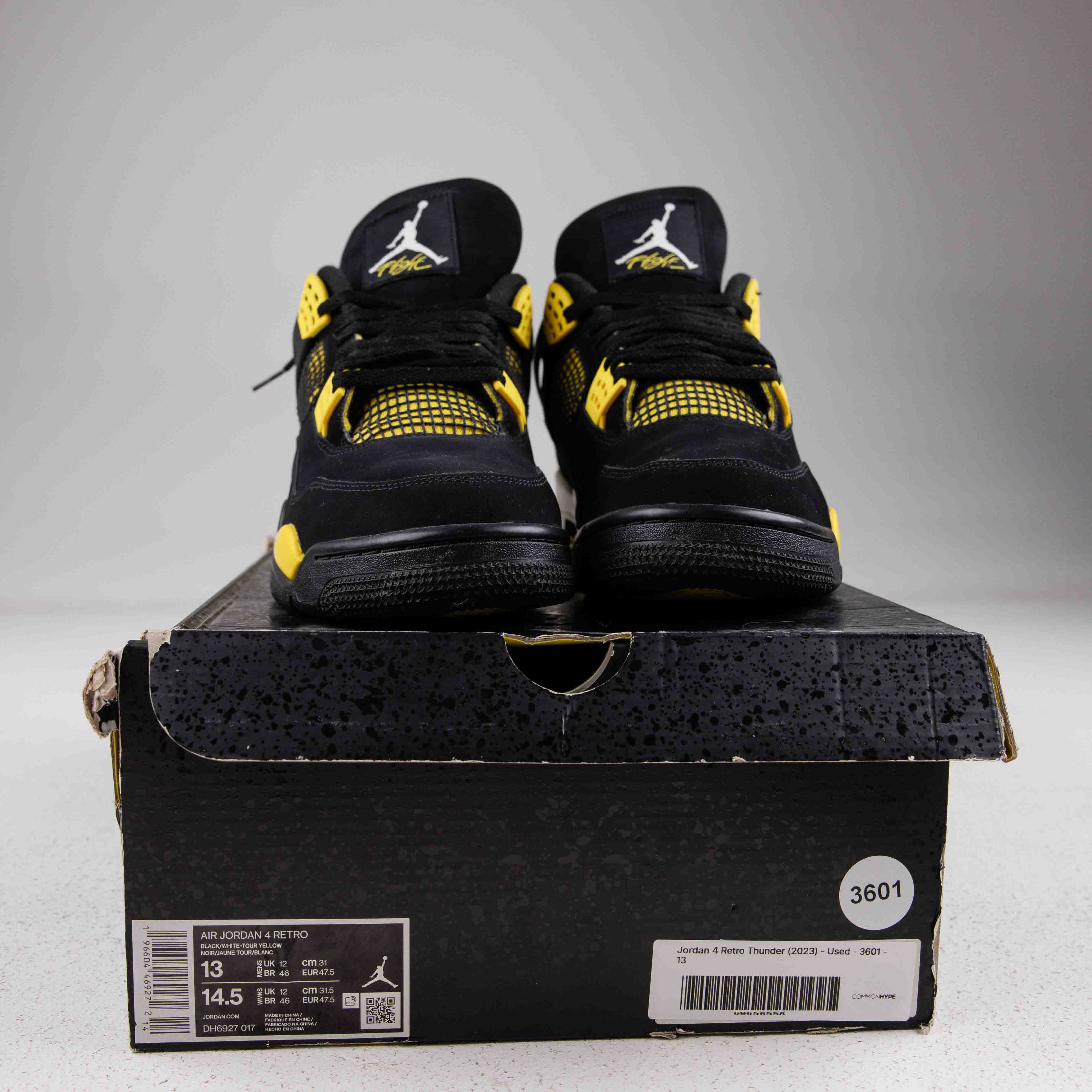 Jordan 4 Retro Thunder (2023) - Used - 3601