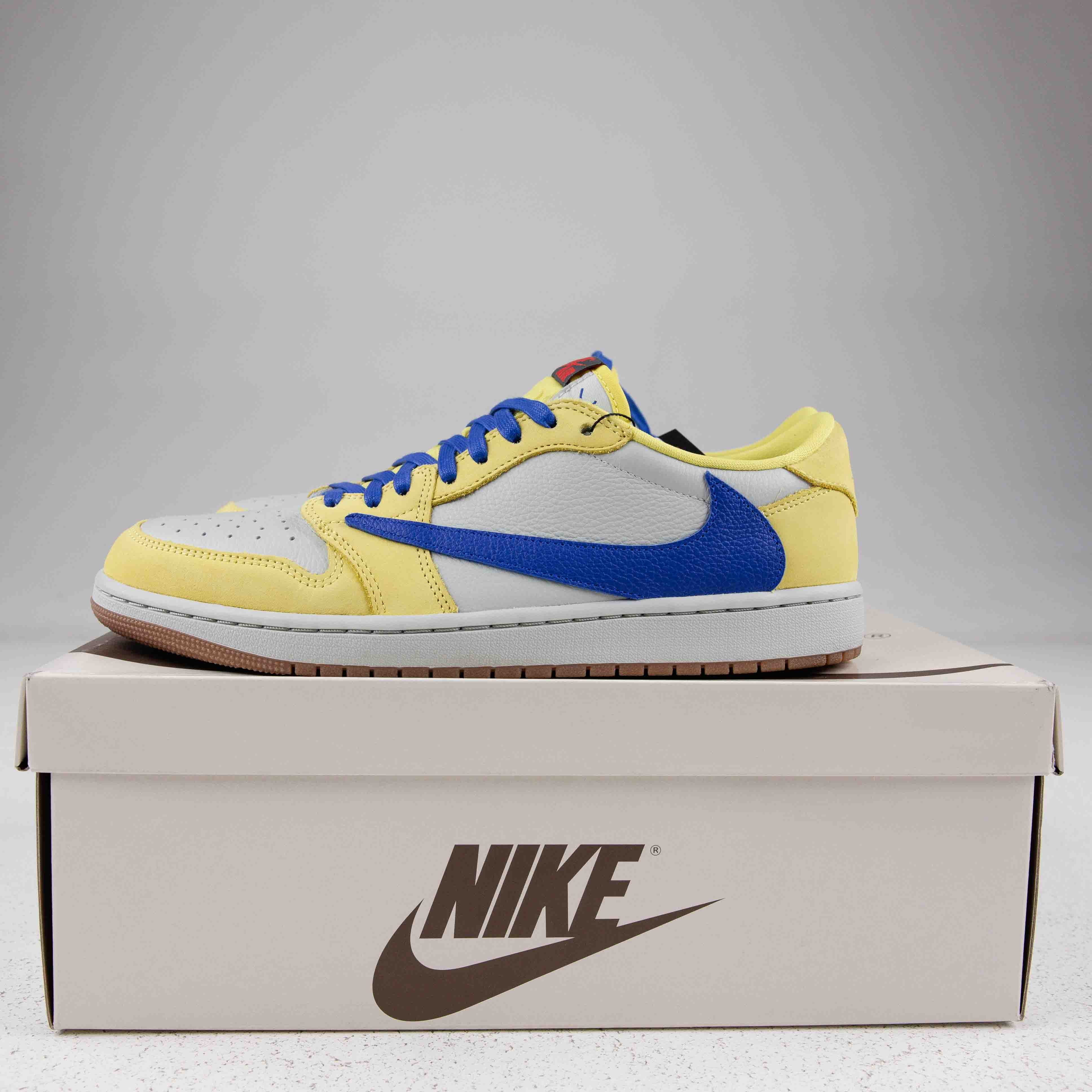 Jordan 1 Retro Low OG SP Travis Scott Canary (Women's) - Used - 3596