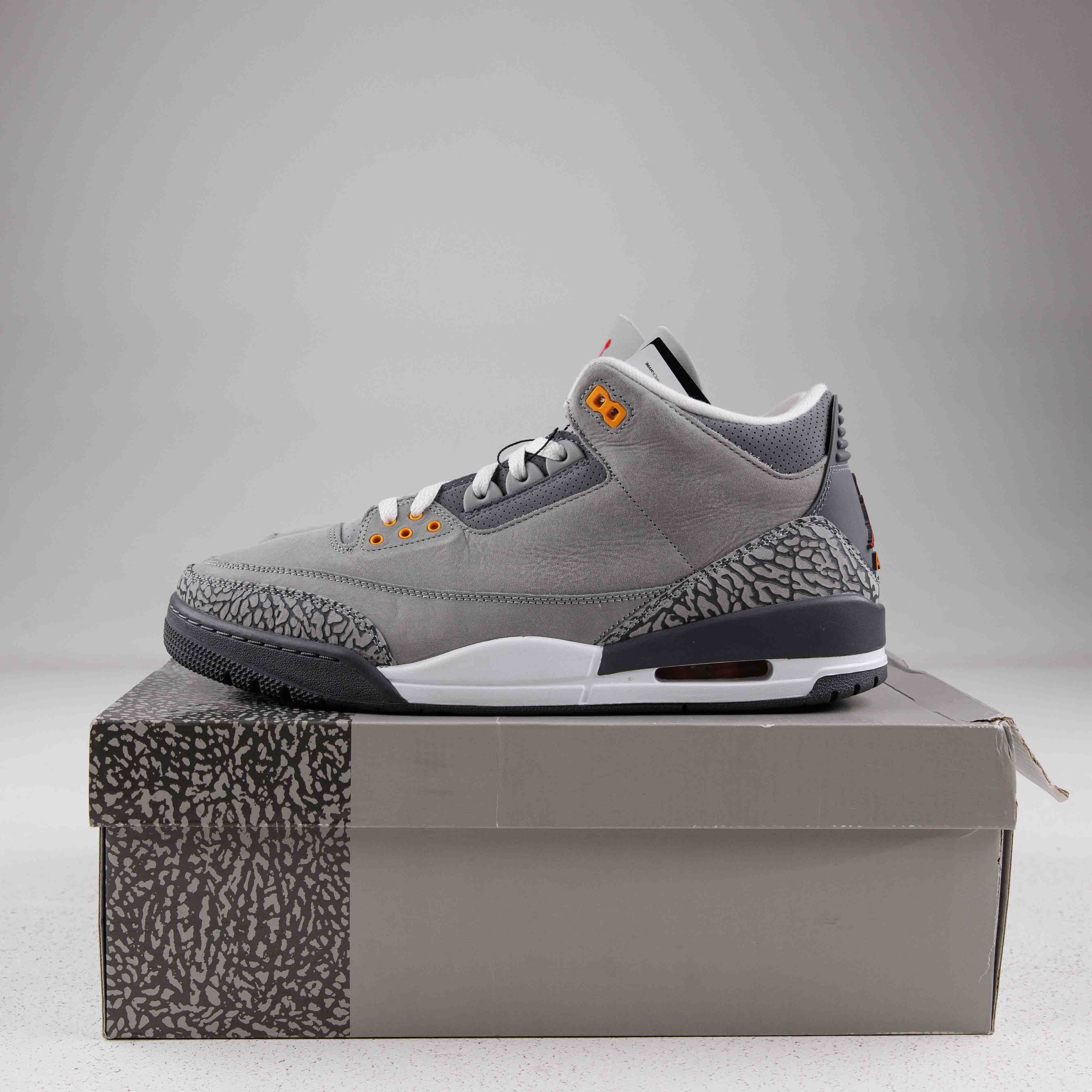 Jordan 3 Retro Cool Grey (2021)  - Used -3625