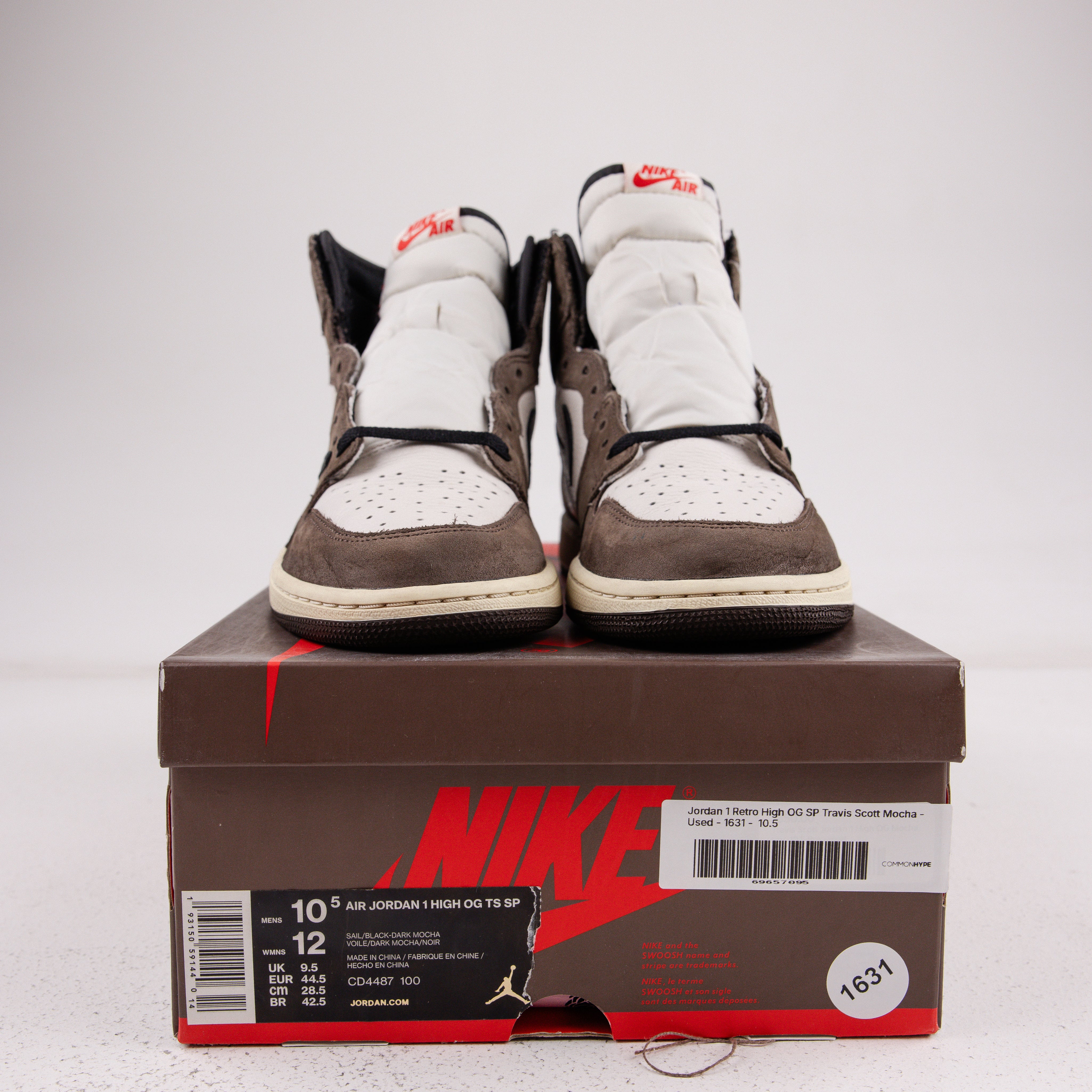 Jordan 1 Retro High OG SP Travis Scott Mocha - Used - 1631