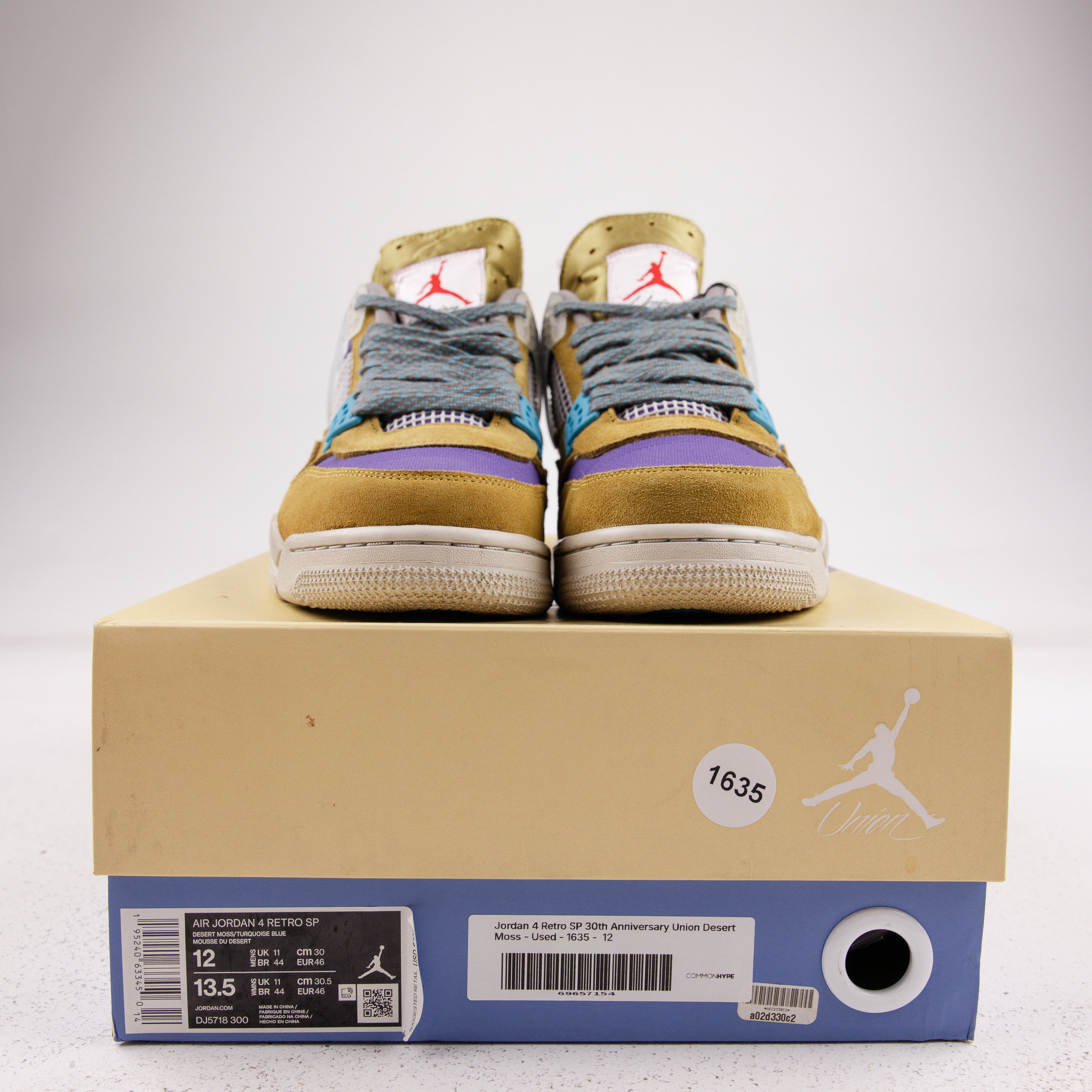 Jordan 4 Retro SP 30th Anniversary Union Desert Moss - Used - 1635