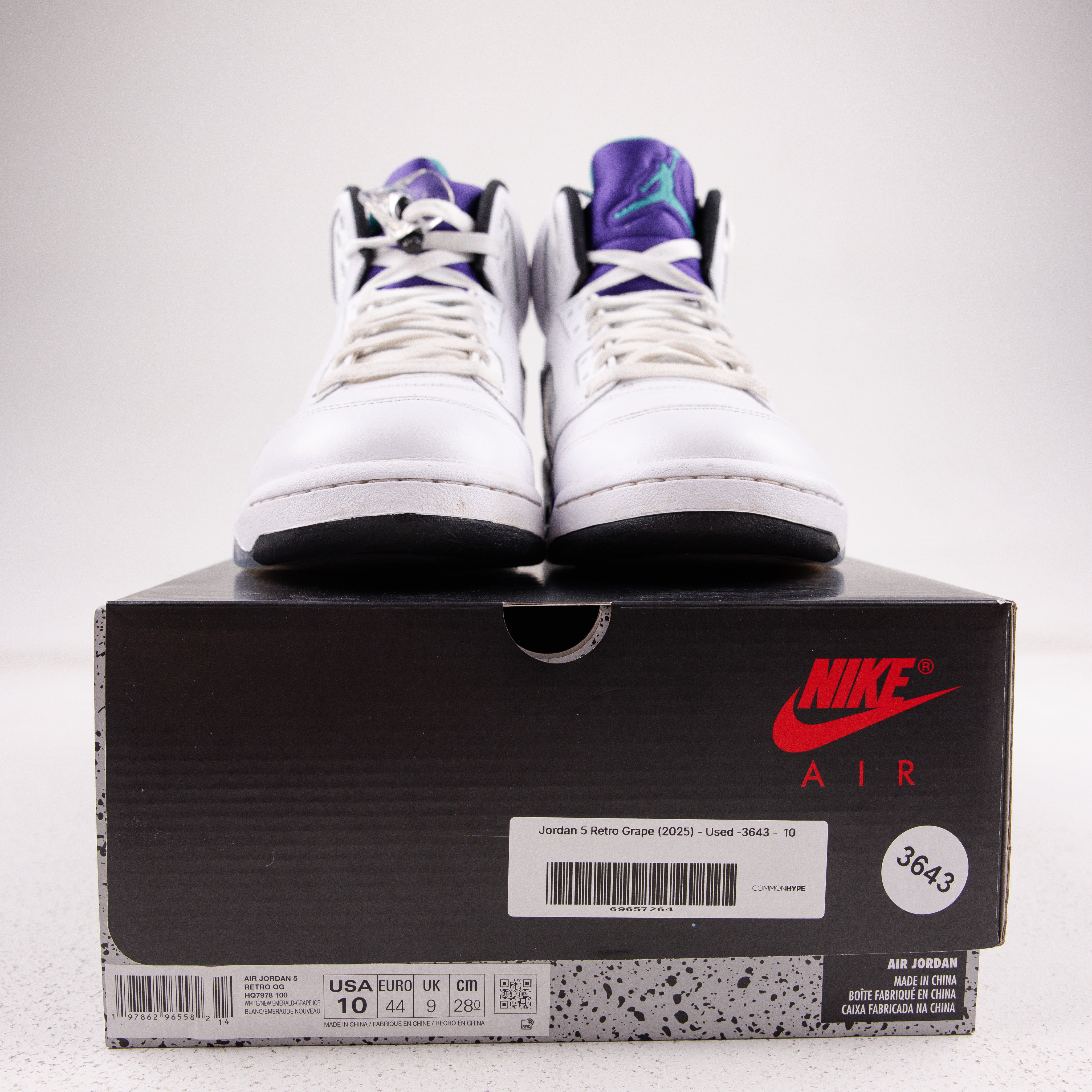 Jordan 5 Retro Grape (2025) - Used -3643