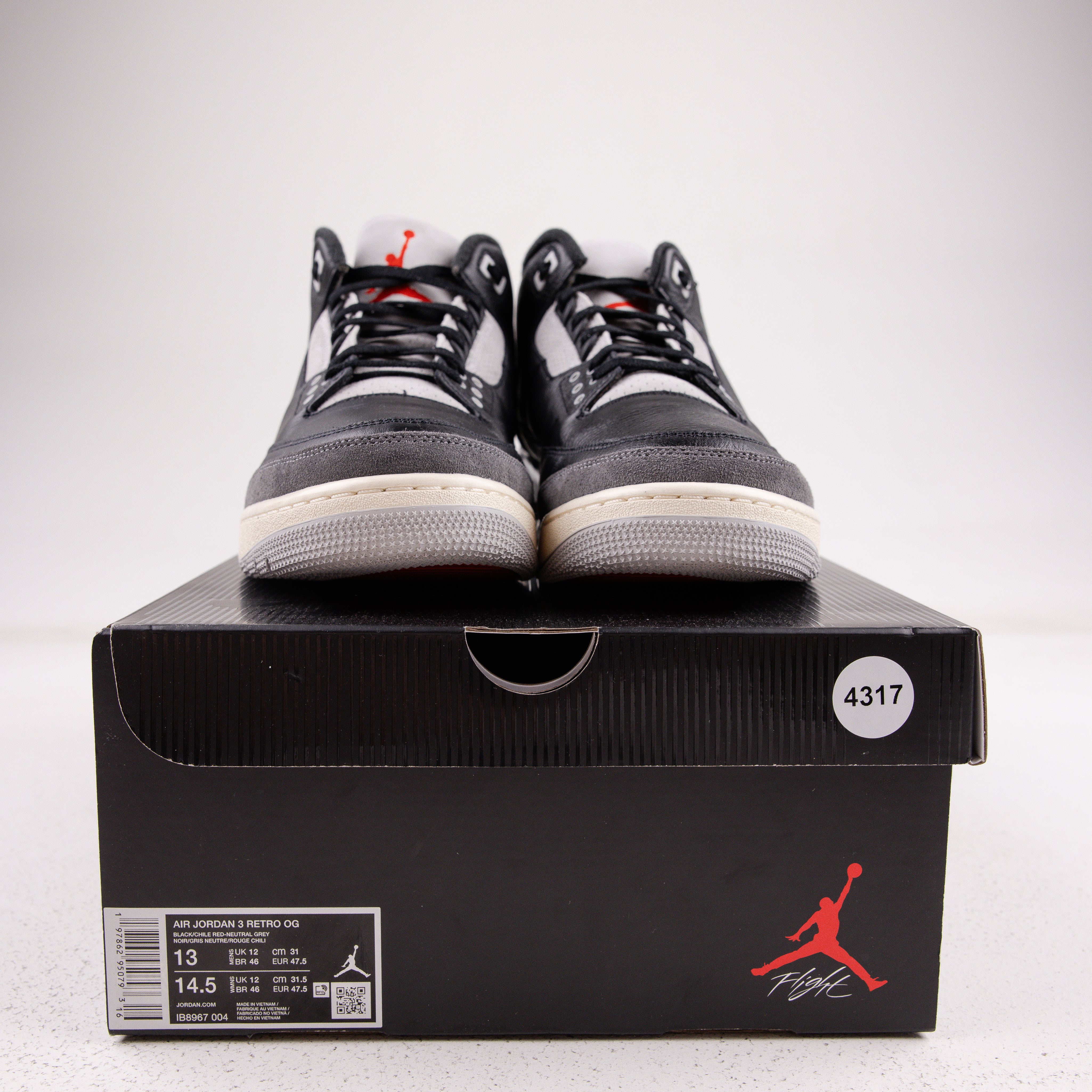 Jordan 3 Retro OG Rare Air - Used - 4317