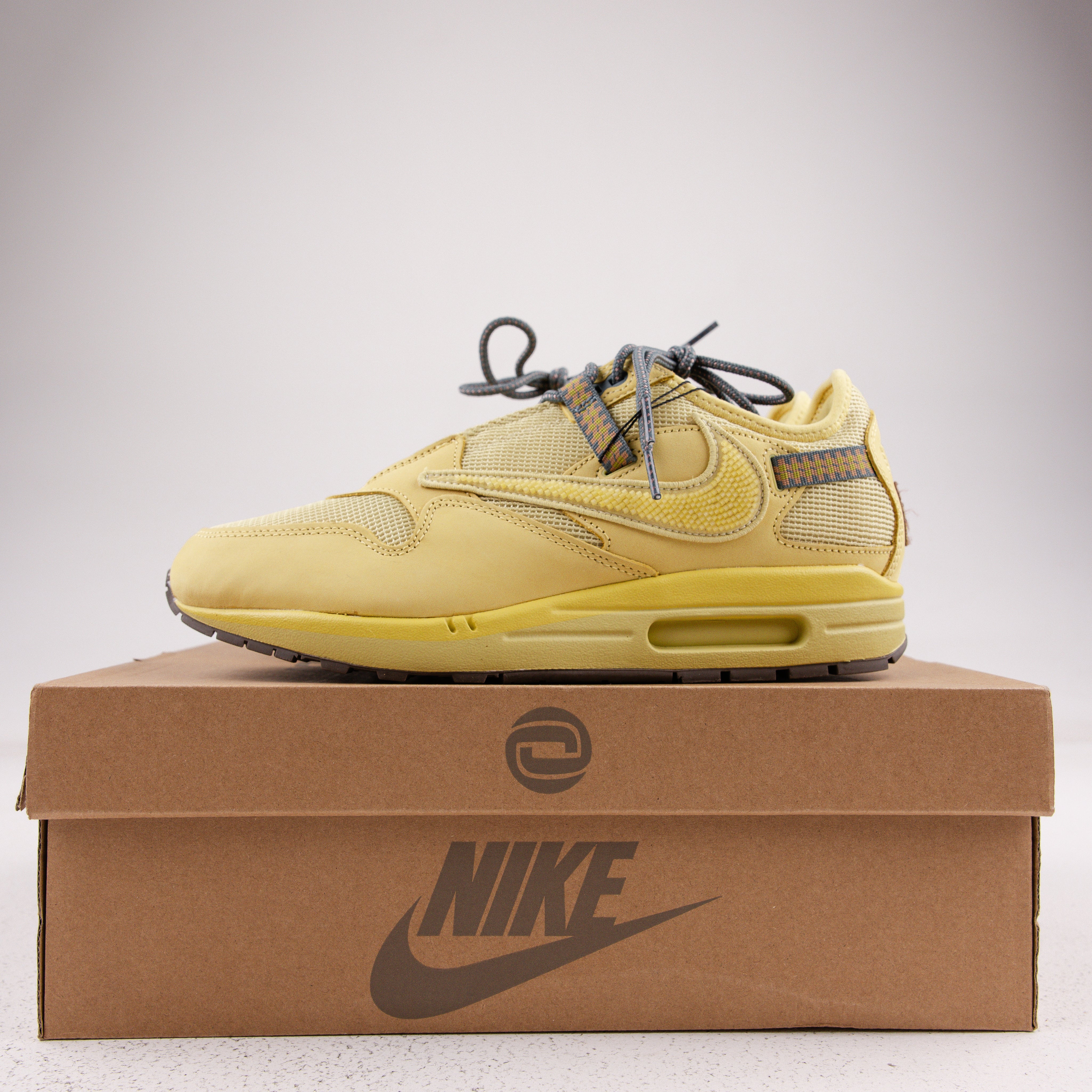 Nike Air Max 1 Travis Scott Cactus Jack Saturn Gold - Used - 4318
