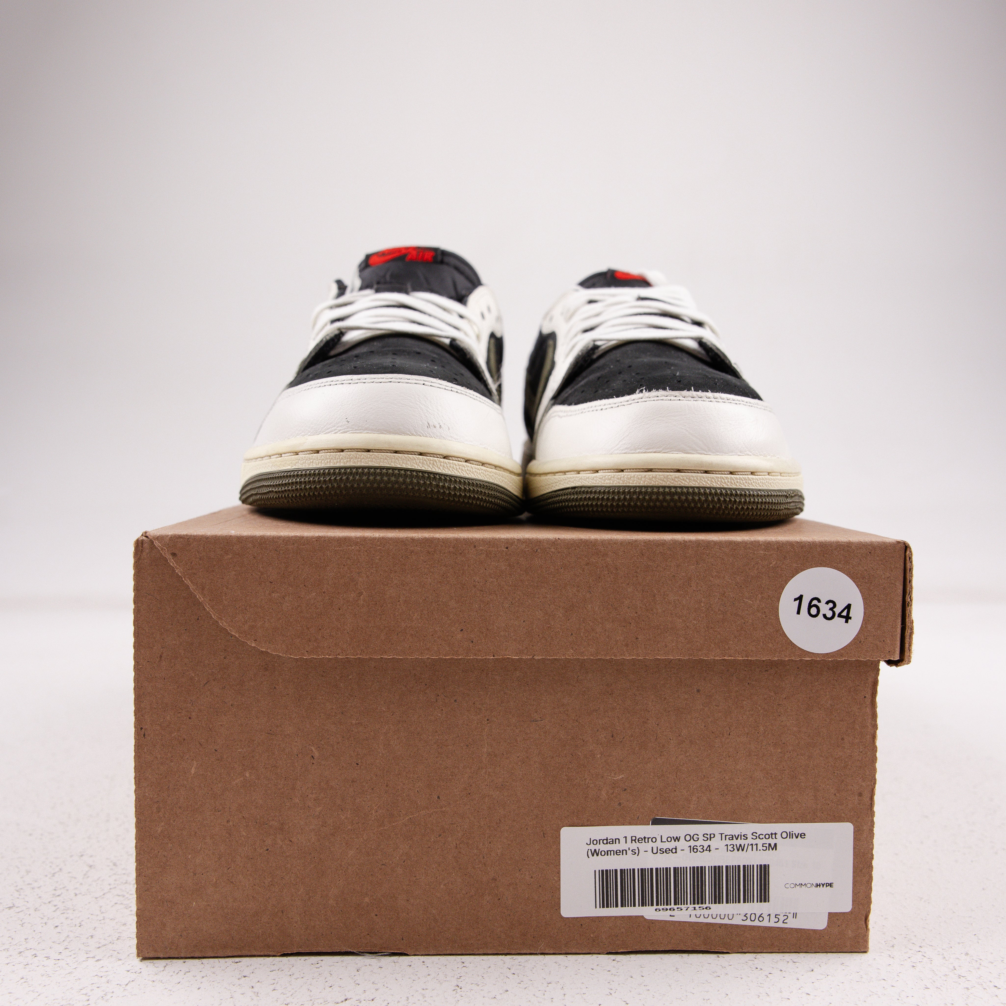 Jordan 1 Retro Low OG SP Travis Scott Olive (Women's) - Used - 1634