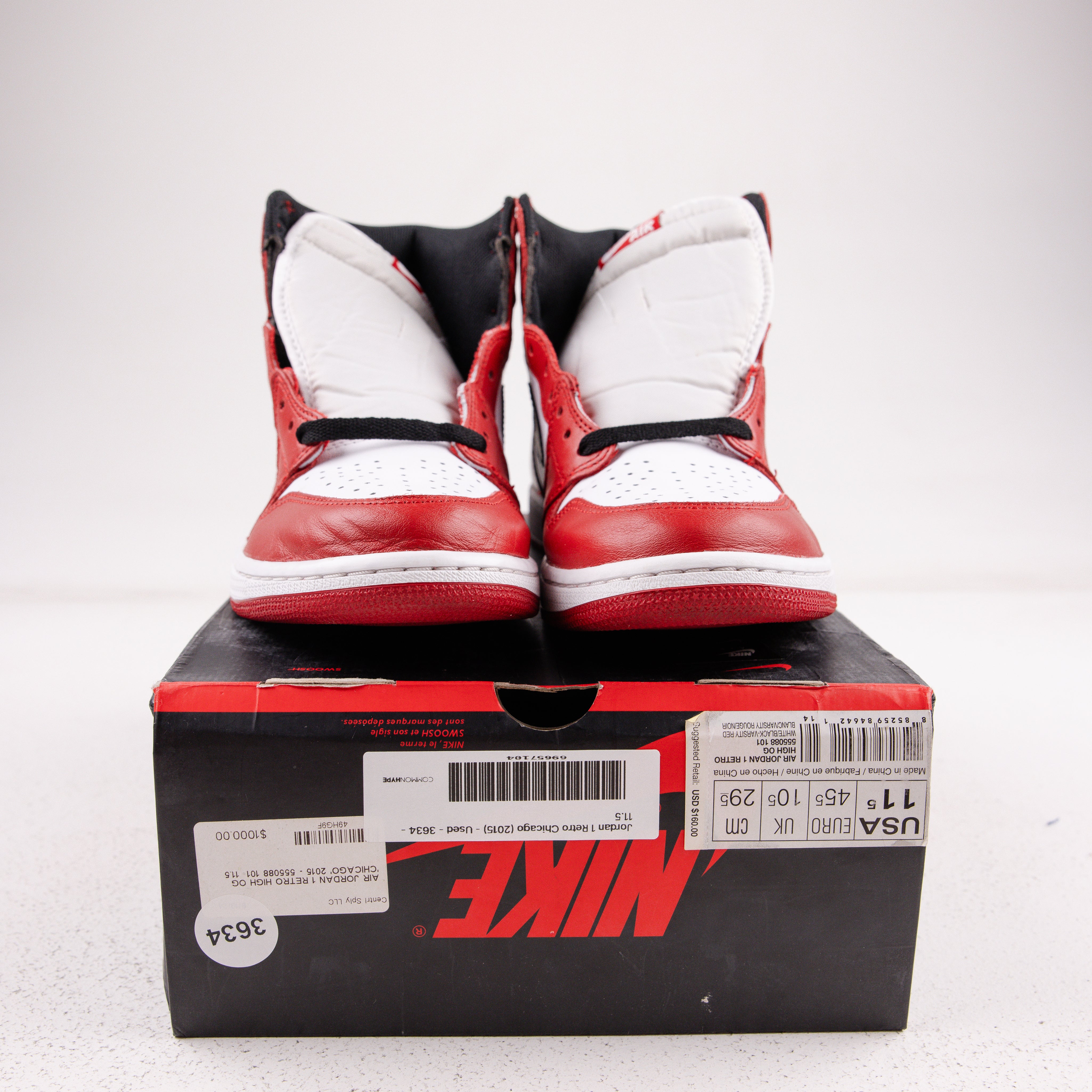 Jordan 1 Retro Chicago (2015) - Used - 3634