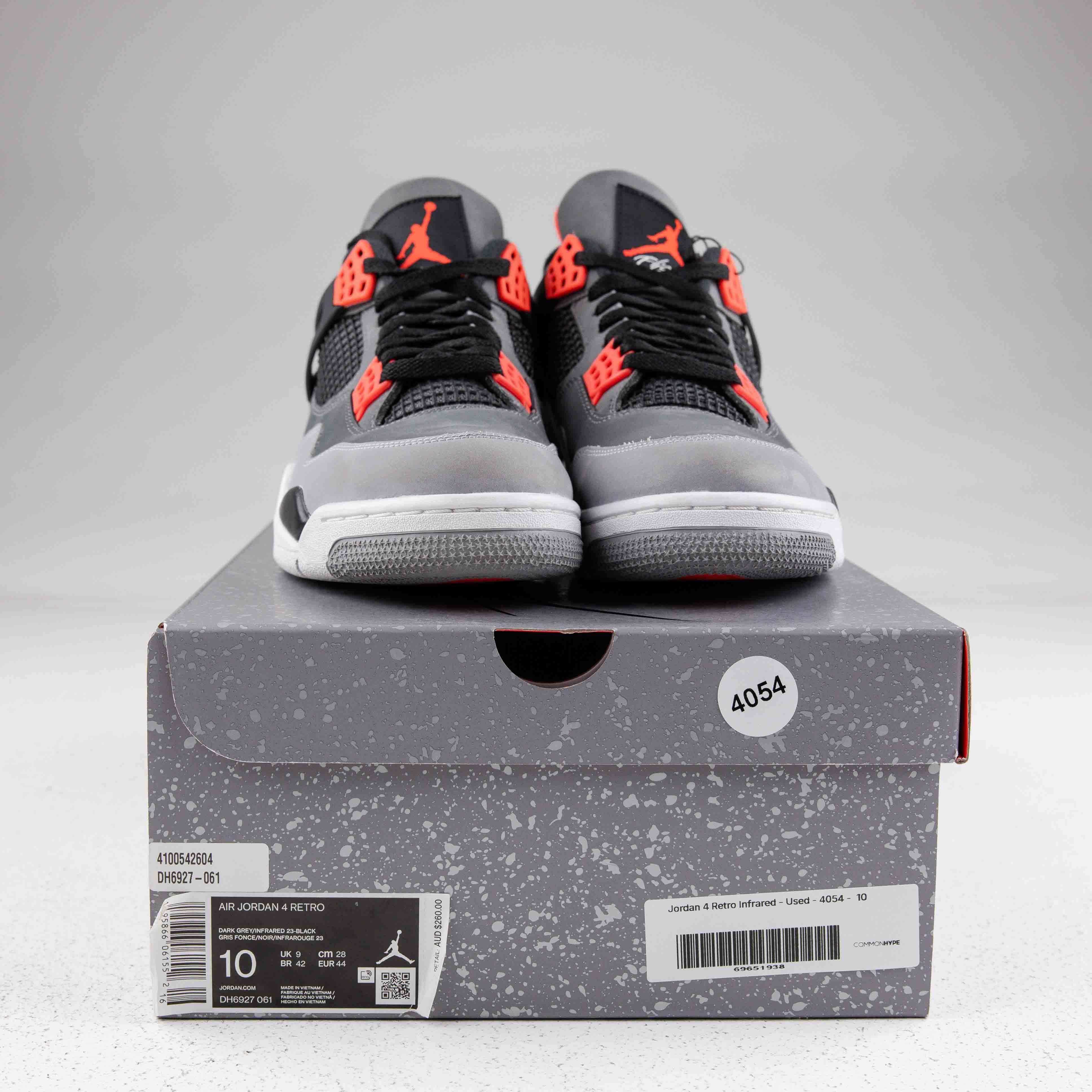 Jordan 4 Retro Infrared - Used - 4054