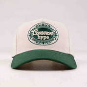 Common Hype Luxe Frame Snapback Hat Cream / Green - Common Hype